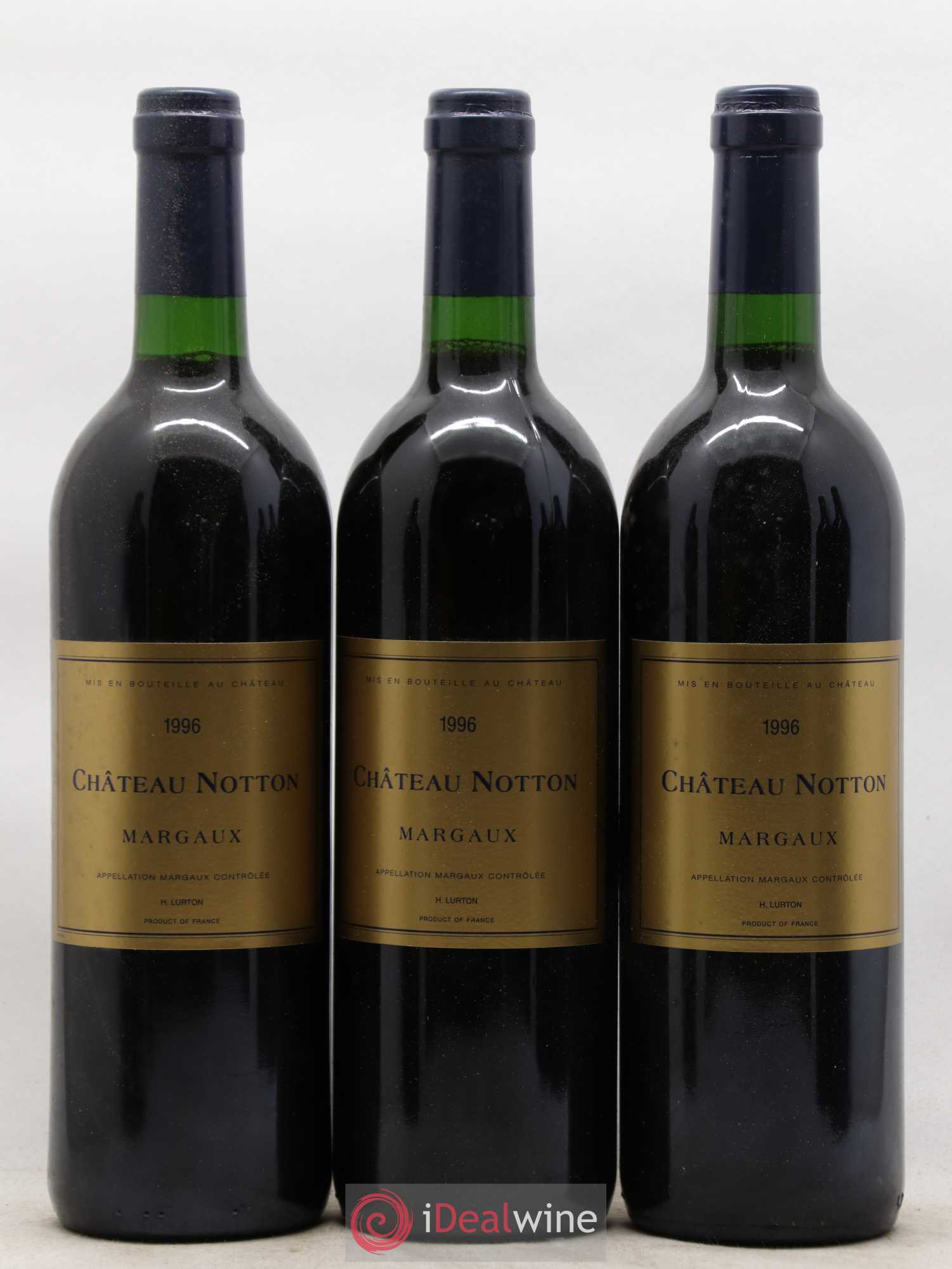Château Notton (sans prix de réserve) 1996 - Lot de 6 bouteilles - 1