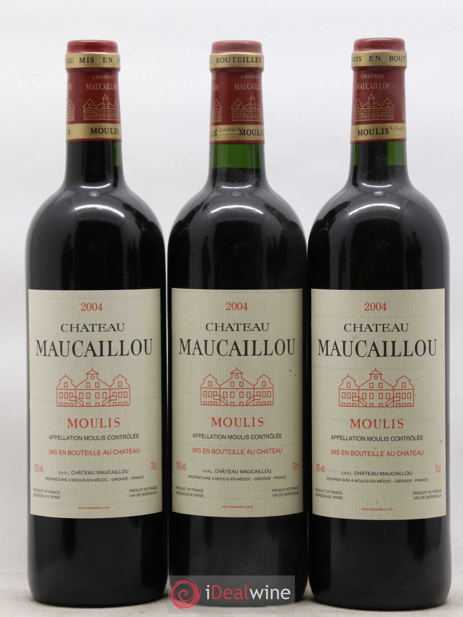 Château Maucaillou 2004 - Lot de 6 bouteilles - 1