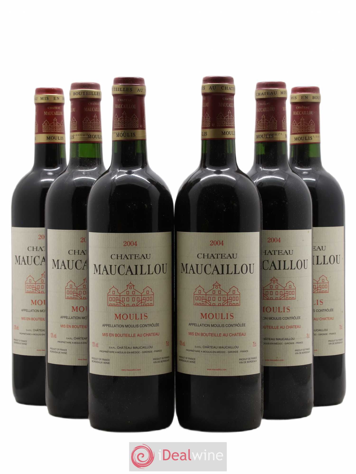 Château Maucaillou 2004 - Lot de 6 bouteilles - 0