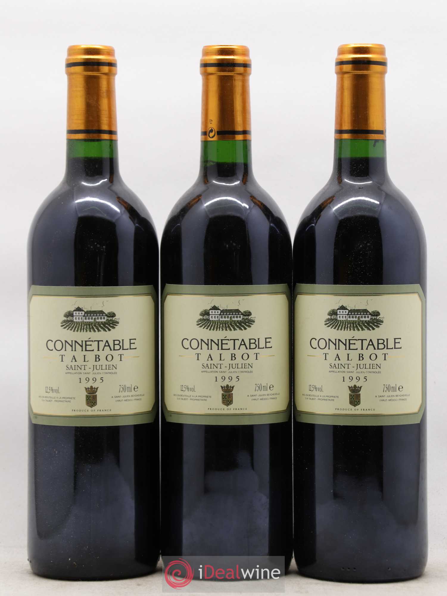 Connétable de Talbot Second Vin 1995 - Lot de 12 bouteilles - 1