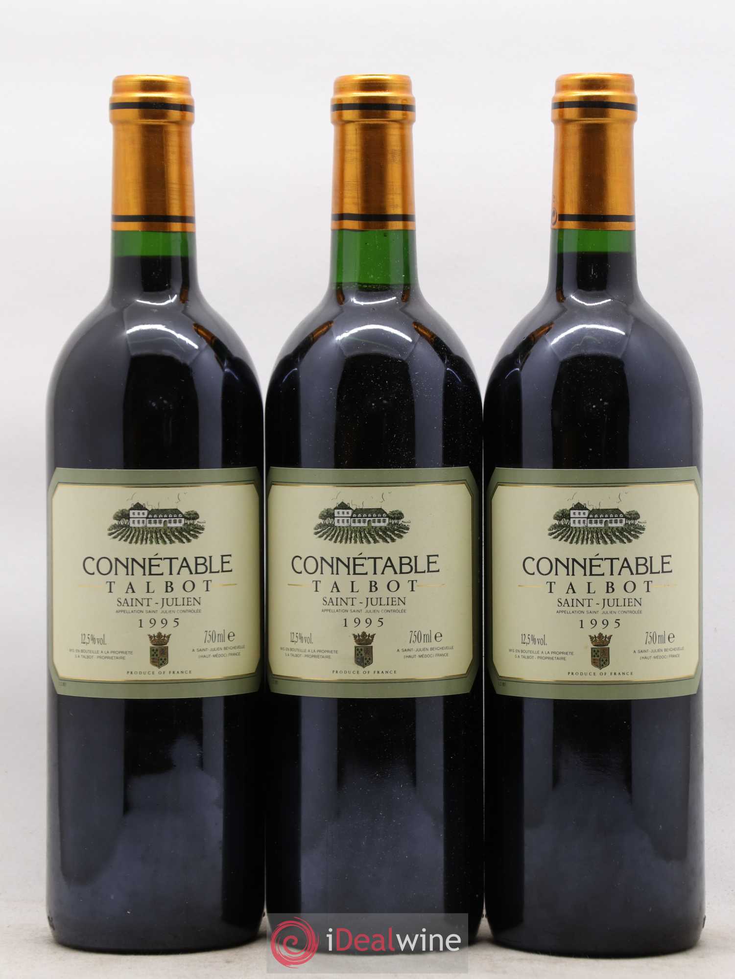 Connétable de Talbot Second Vin 1995 - Lot de 12 bouteilles - 3