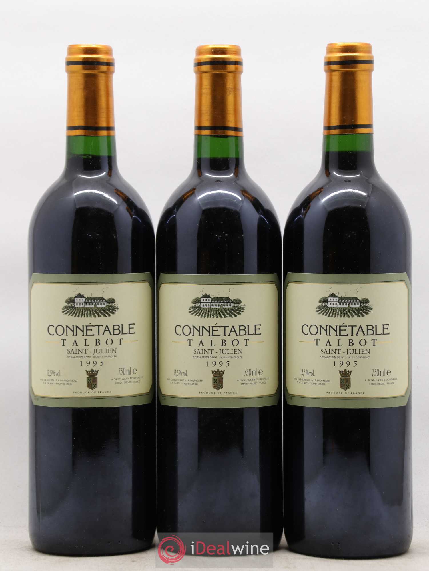 Connétable de Talbot Second Vin 1995 - Lot de 12 bouteilles - 4