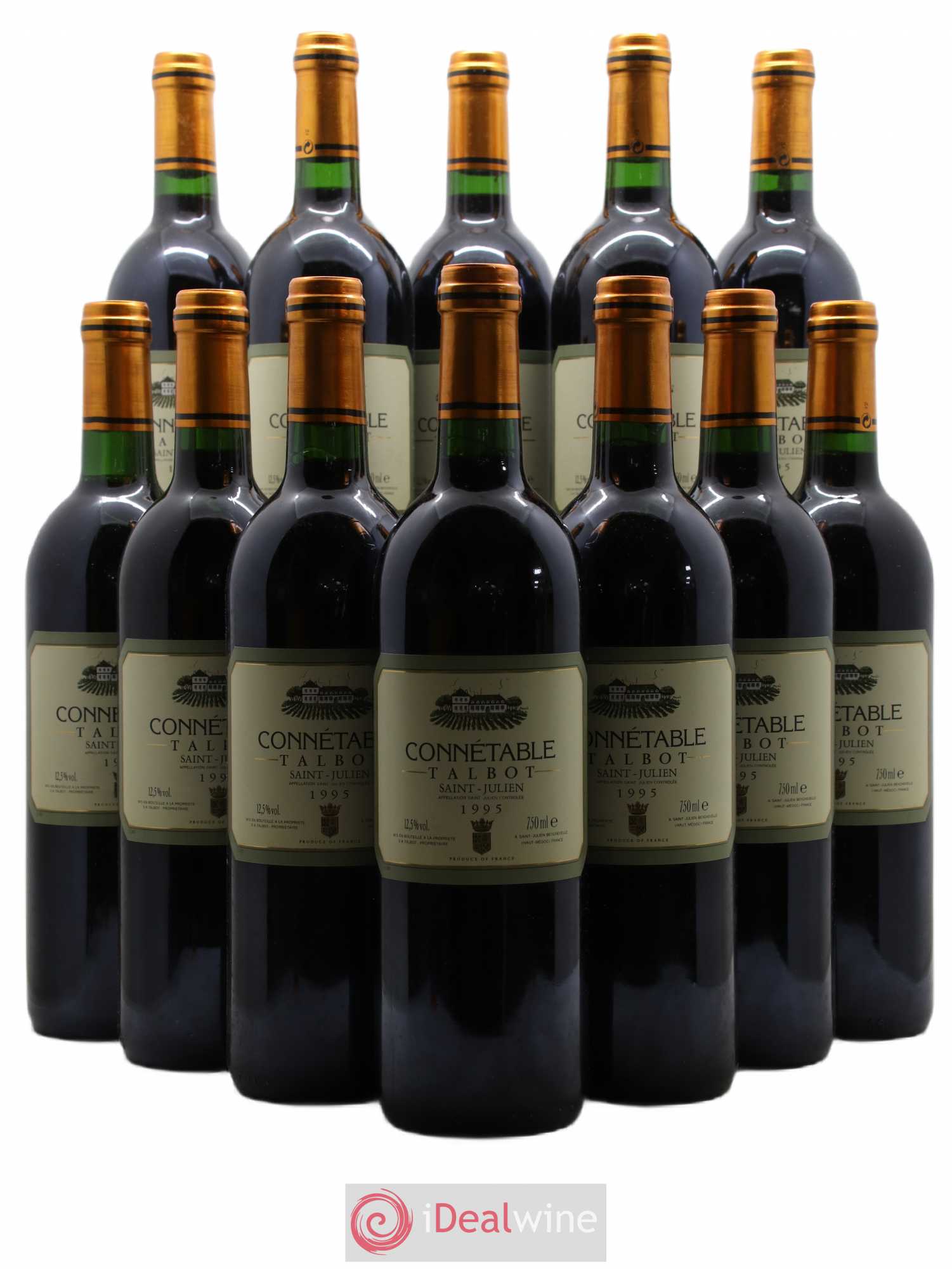 Connétable de Talbot Second Vin 1995 - Lot de 12 bouteilles - 0