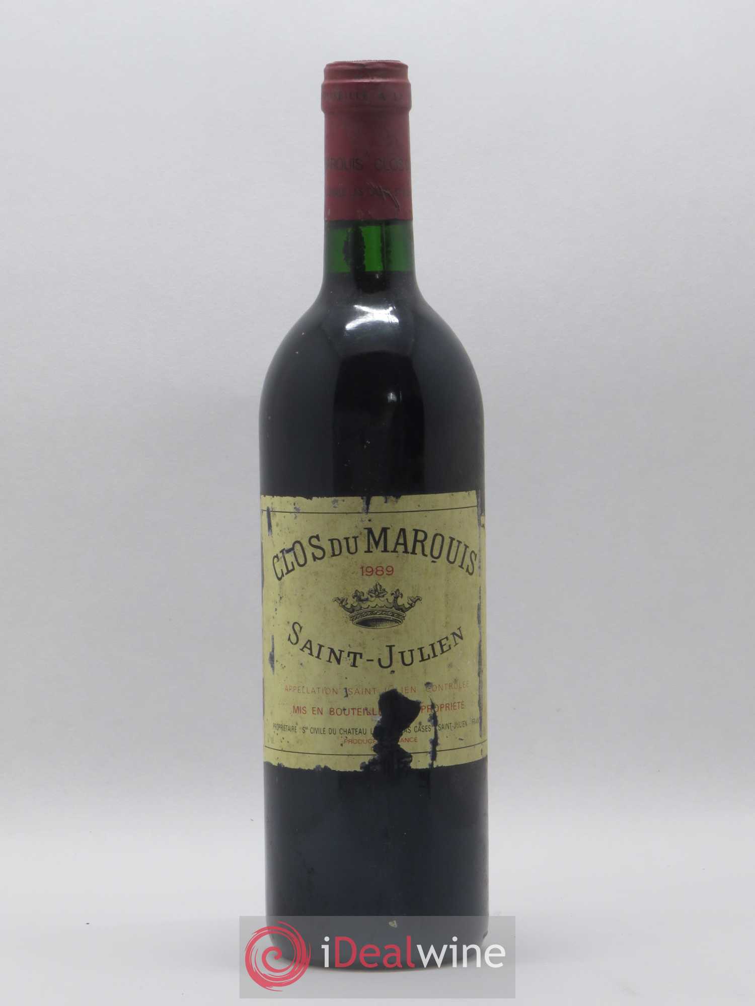 Clos du Marquis 1989 - Lot de 1 bouteille - 0