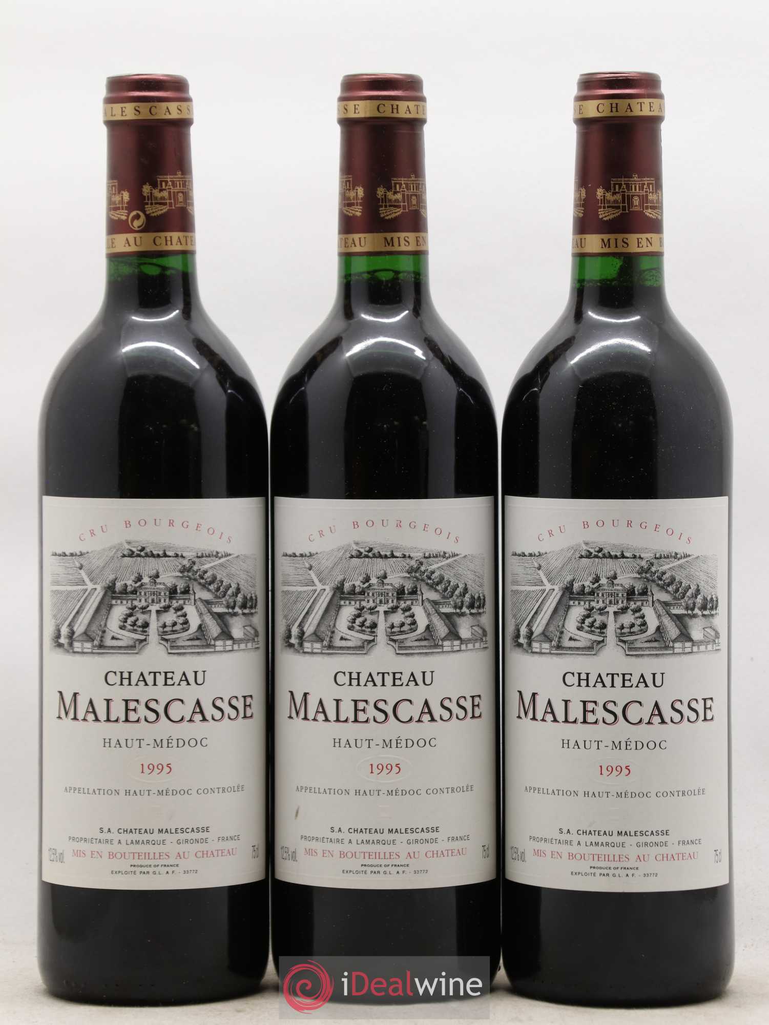 Château Malescasse Cru Bourgeois Exceptionnel (sans prix de réserve) 1995 - Lot de 12 bouteilles - 2