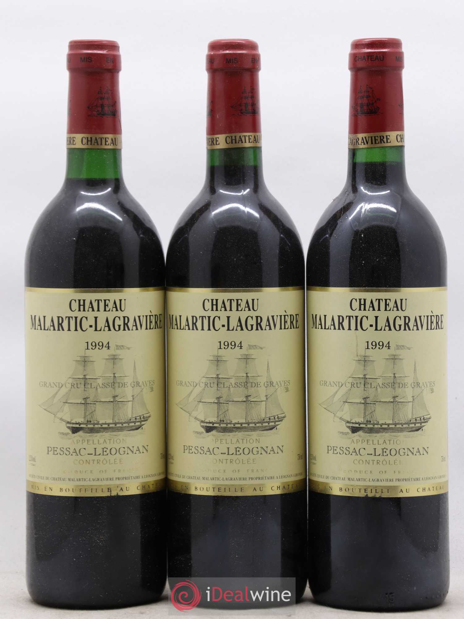 Château Malartic-Lagravière Cru Classé de Graves 1994 - Lot de 6 bouteilles - 2