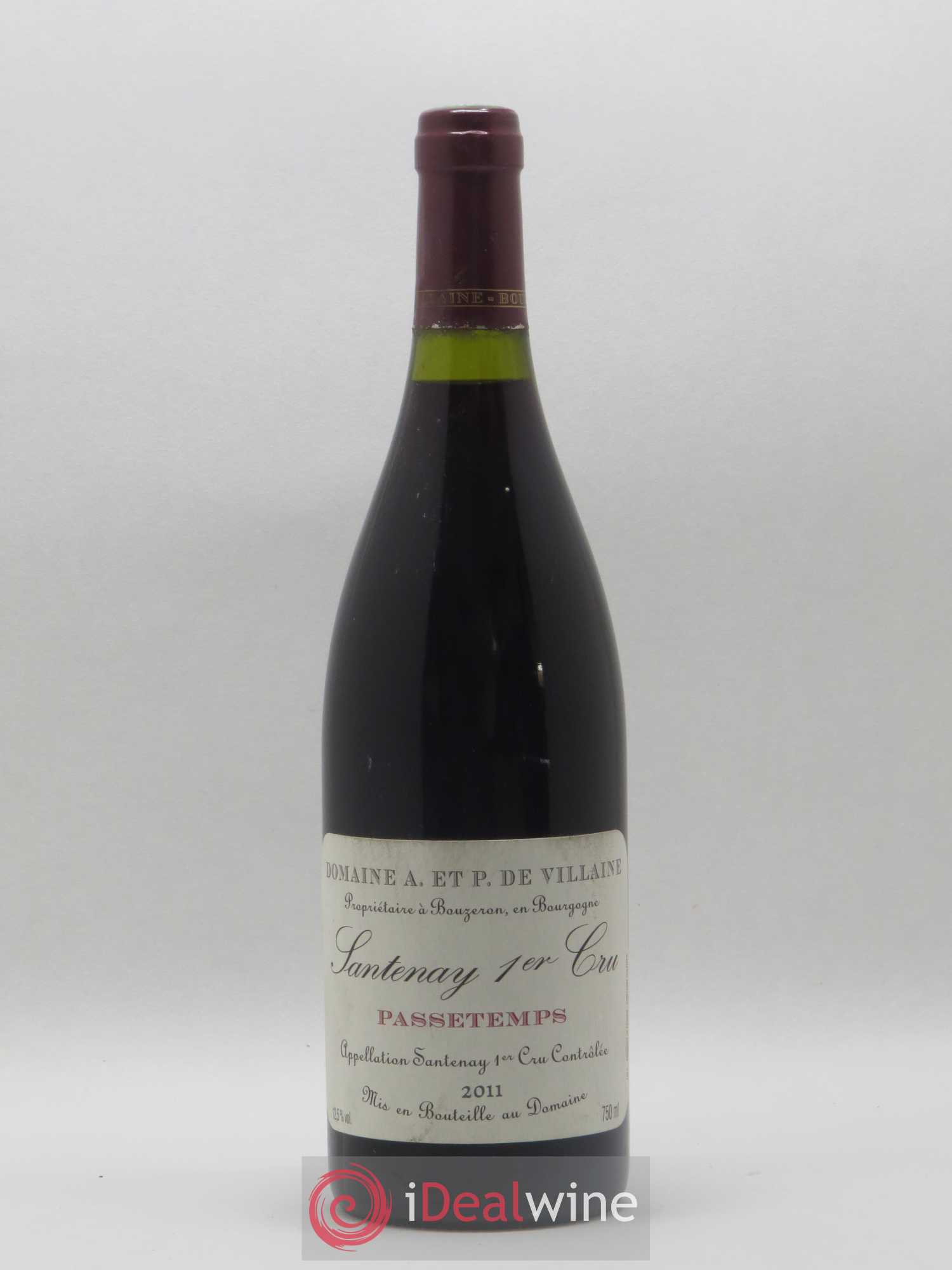 Santenay 1er Cru Passetemps Domaine de Villaine 2011 - Lot de 1 bouteille - 0