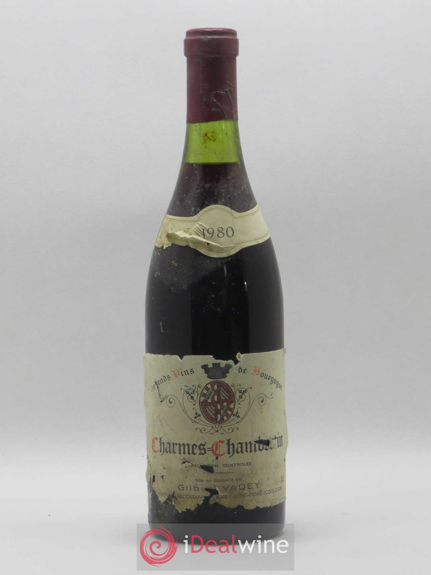 Charmes-Chambertin Grand Cru Gilbert Vaday 1980 - Lot de 1 bouteille - 0