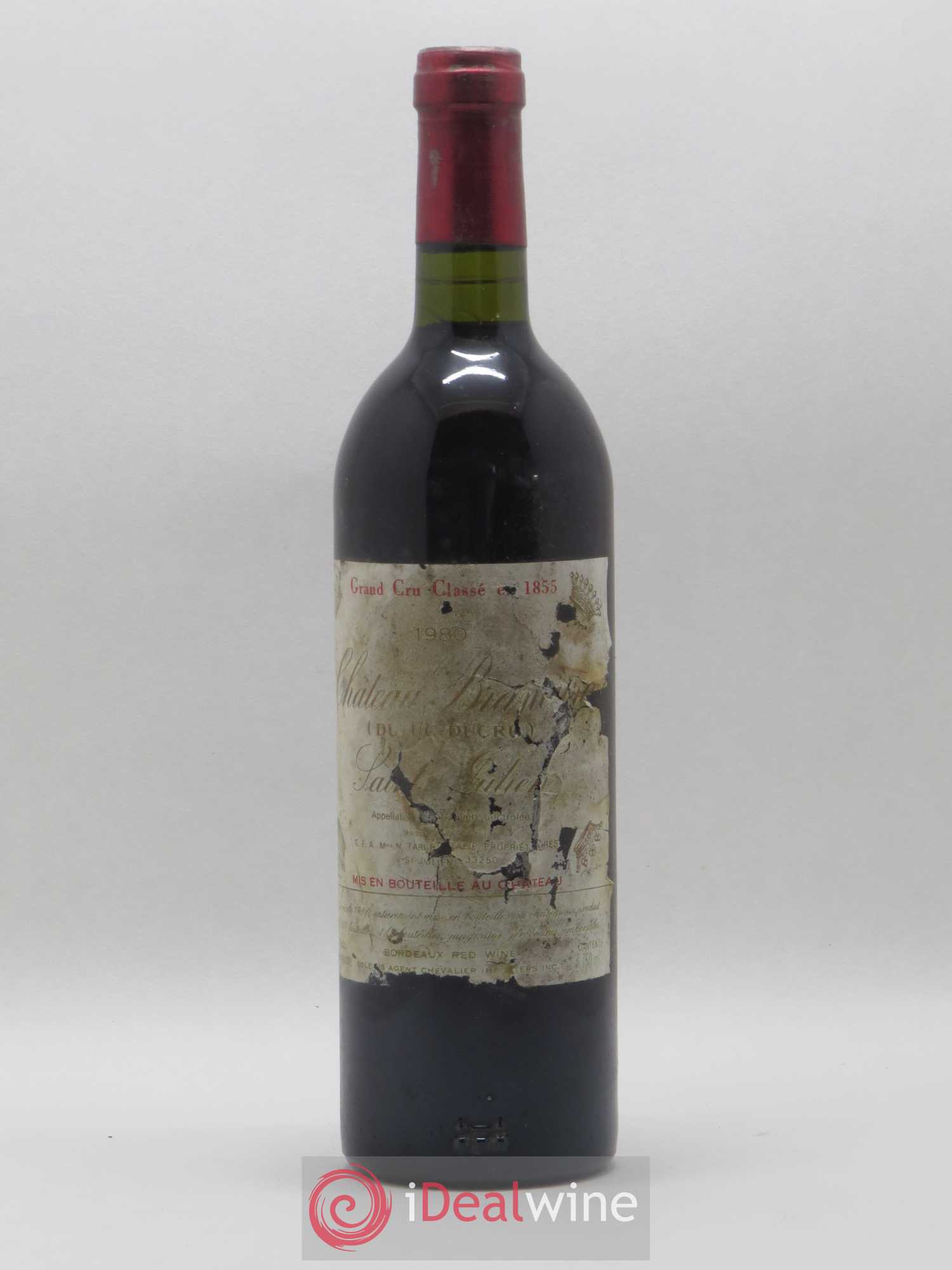 Château Branaire Ducru 4ème Grand Cru Classé 1980 - Lot de 1 bouteille - 0