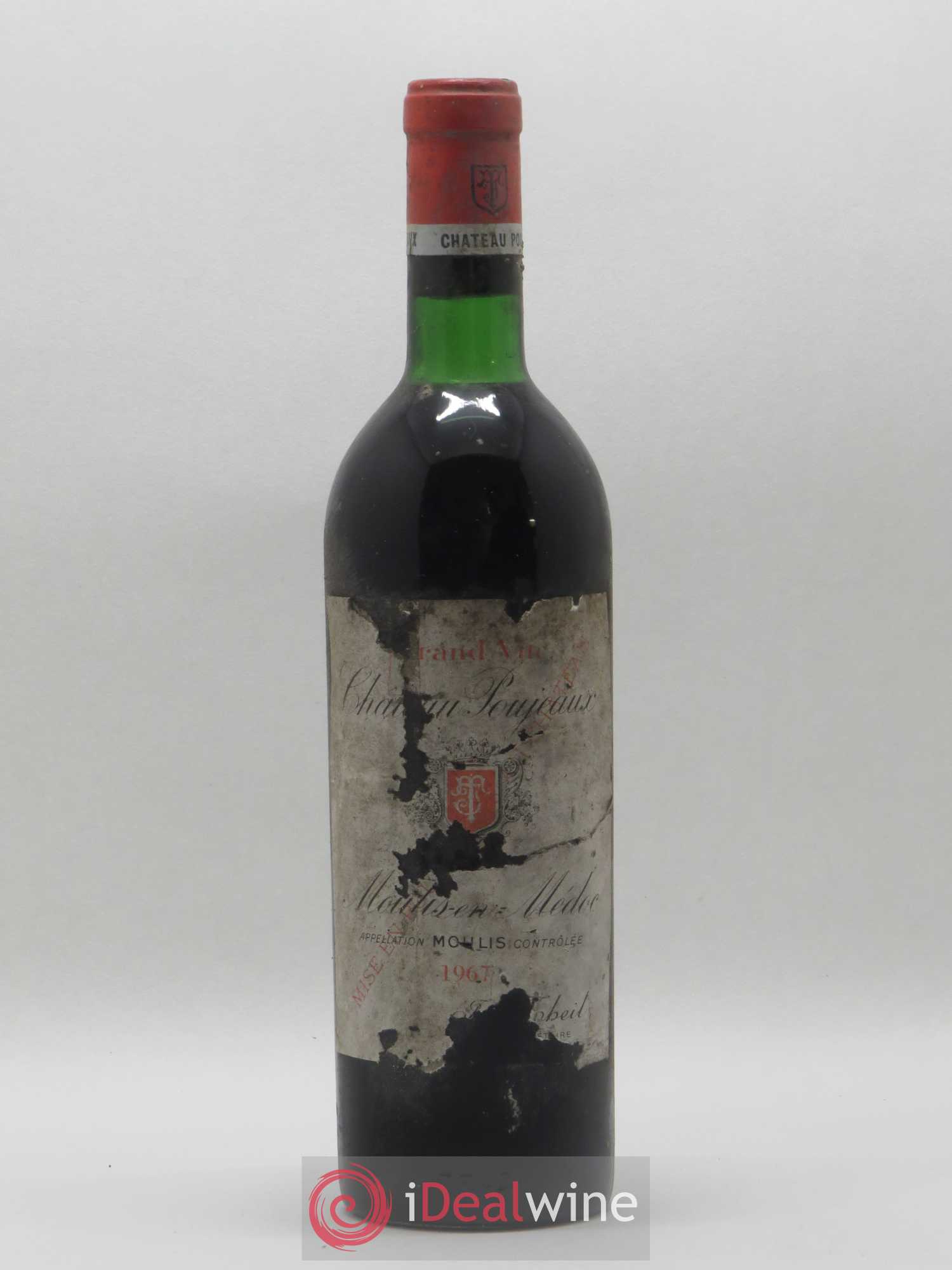 Château Poujeaux 1967 - Lot de 1 bouteille - 0