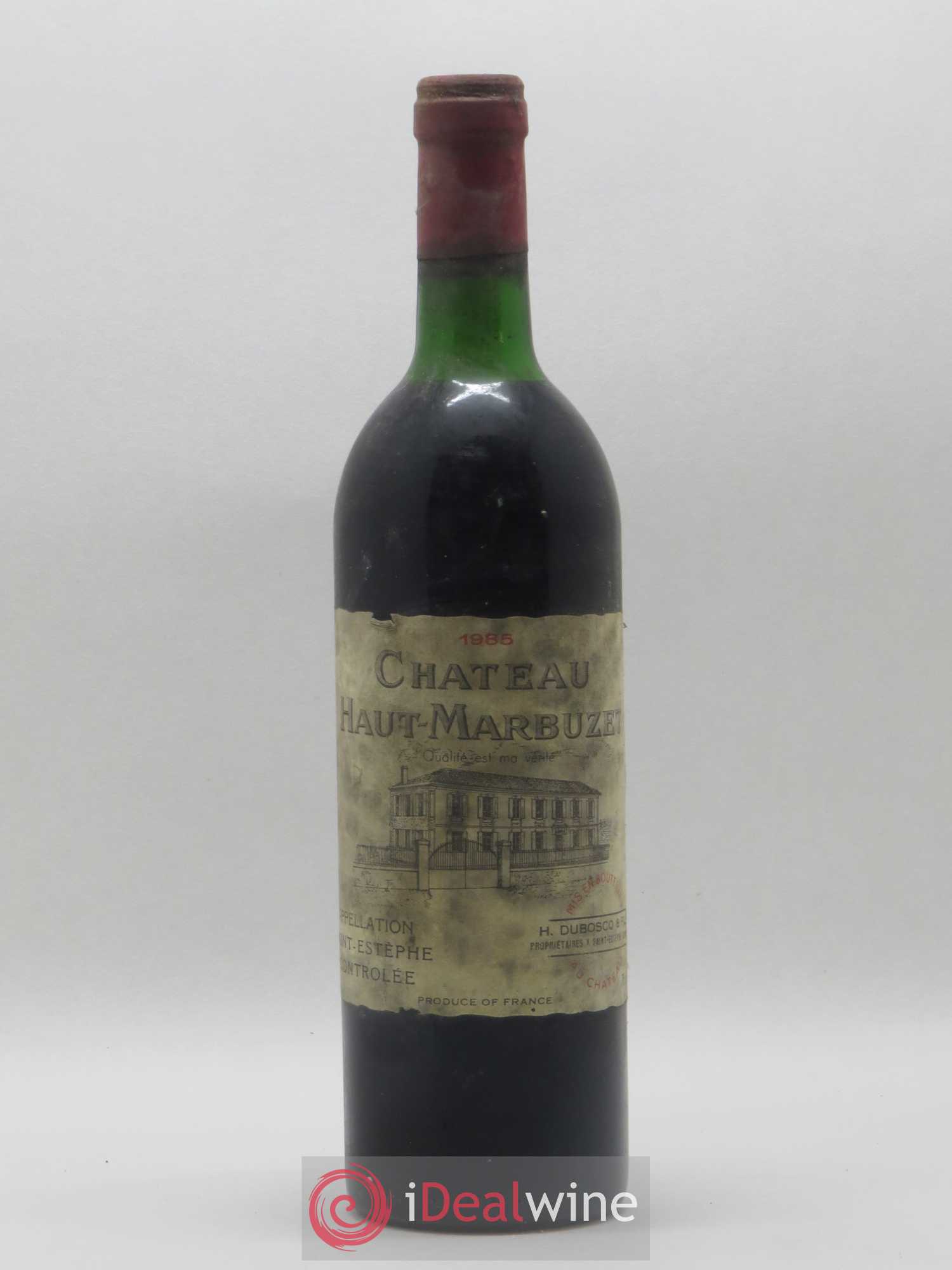 Château Haut Marbuzet 1985 - Lot de 1 bouteille - 0