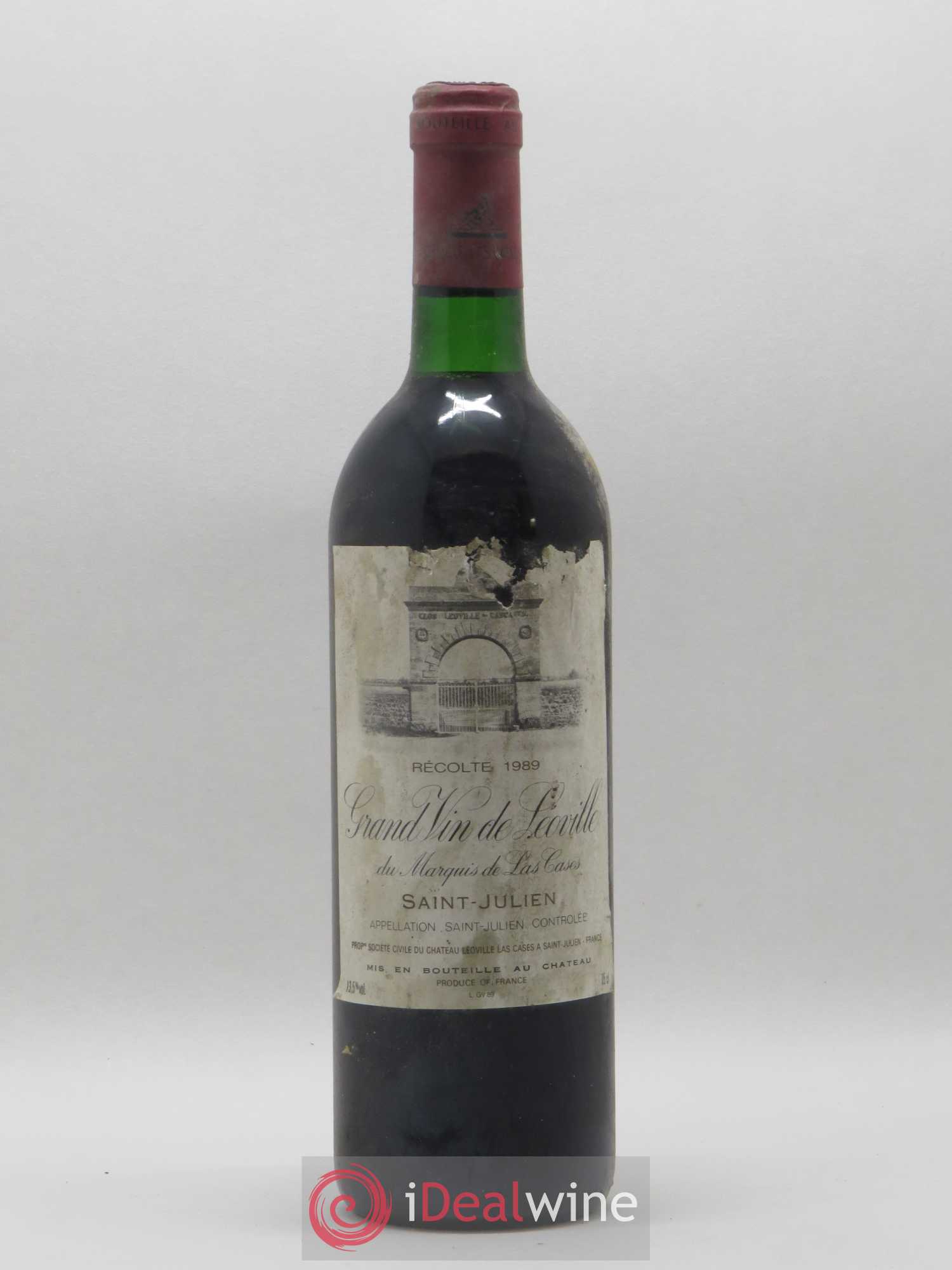 Château Léoville Las Cases 2ème Grand Cru Classé 1989 - Lot de 1 bouteille - 0