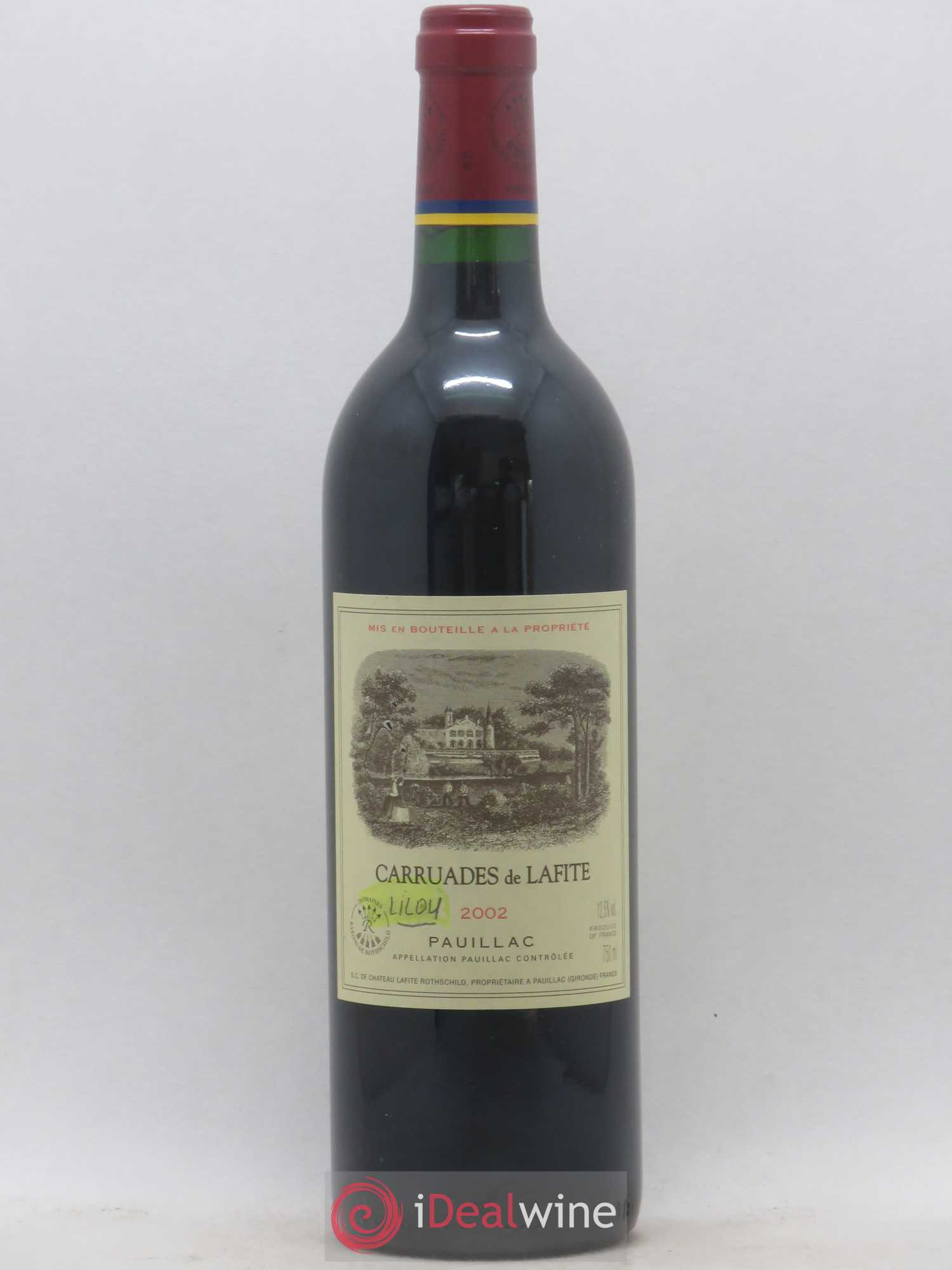 Carruades de Lafite Rothschild Second Vin 2002 - Lot de 1 bouteille - 0