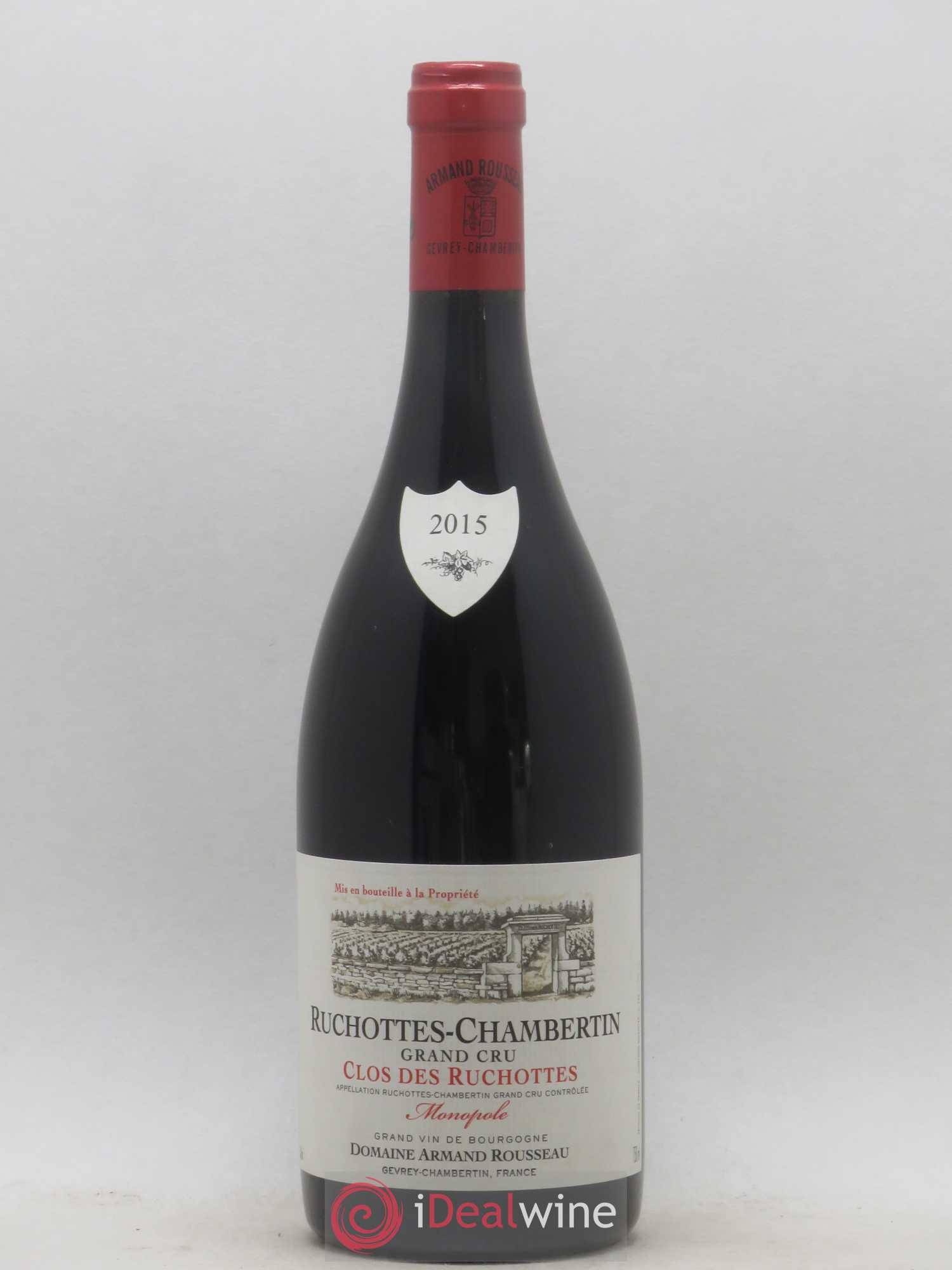 Ruchottes-Chambertin Grand Cru Clos des Ruchottes Armand Rousseau (Domaine) 2015 - Lot of 1 bottle - 0