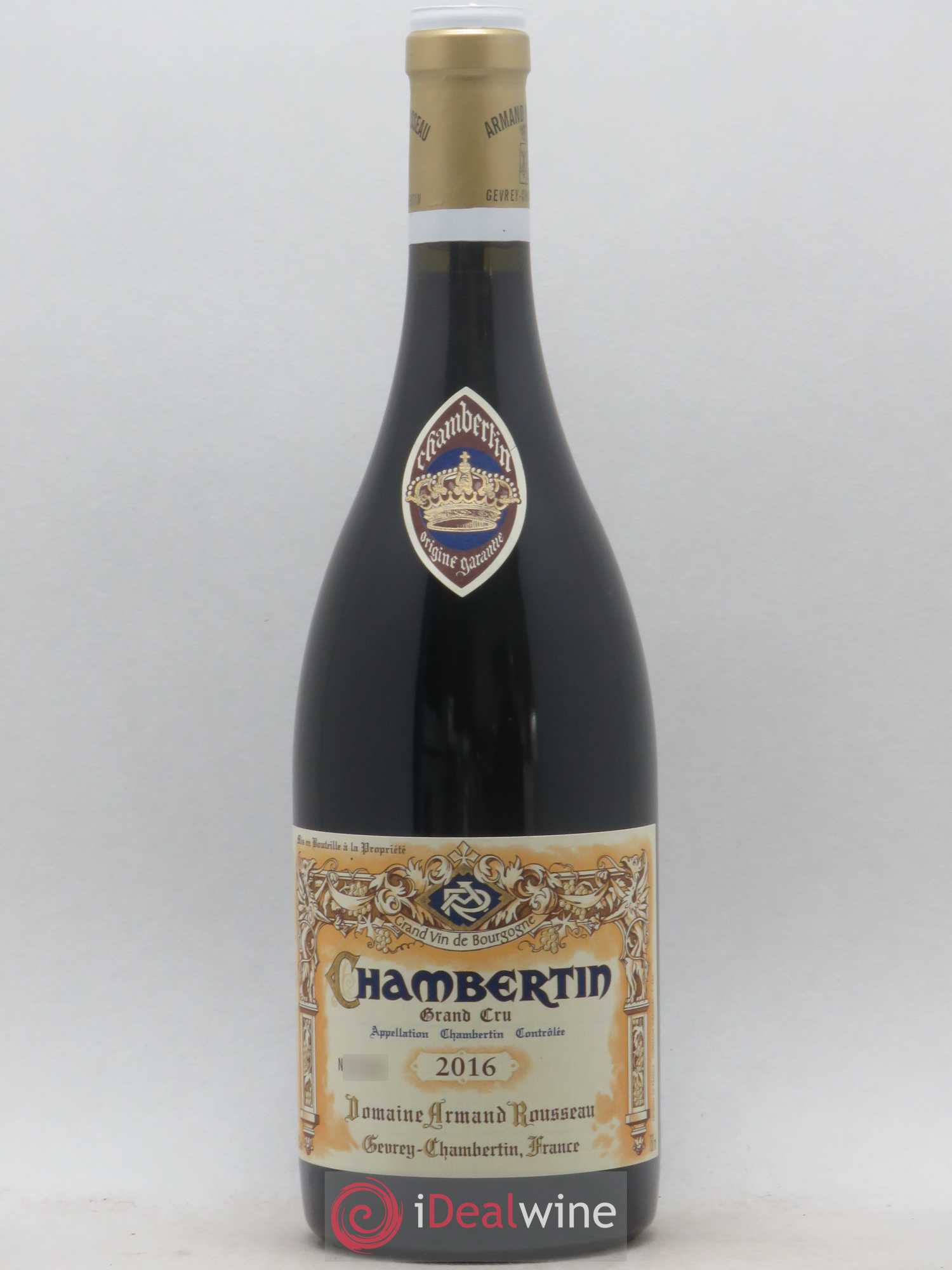 Chambertin Grand Cru Armand Rousseau (Domaine) 2016 - Lot de 1 bouteille - 0