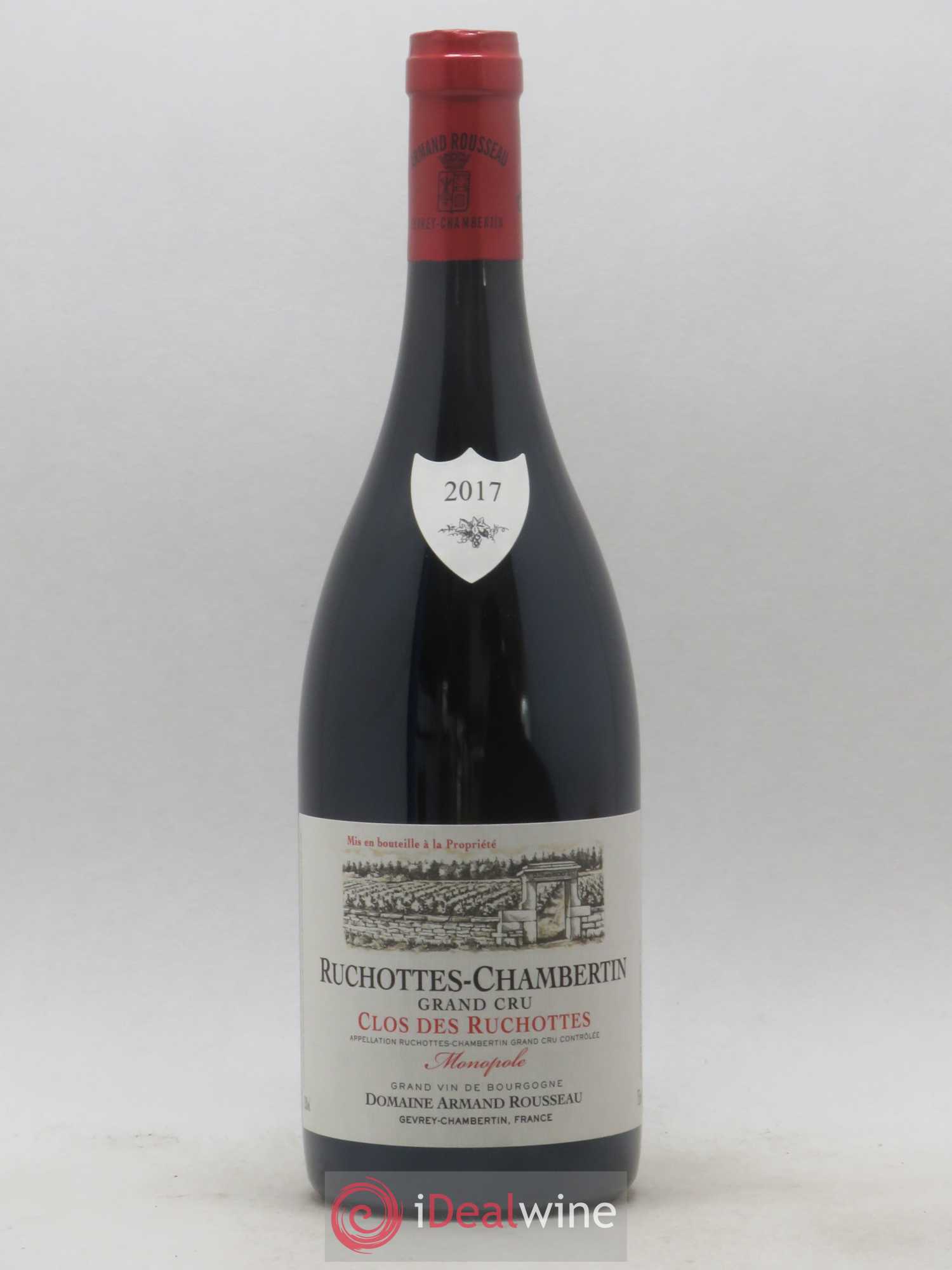 Ruchottes-Chambertin Grand Cru Clos des Ruchottes Armand Rousseau (Domaine) 2017 - Posten von 1 Flasche - 0