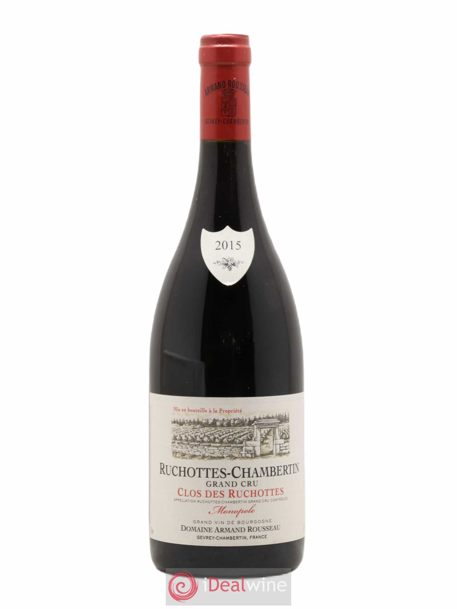 Ruchottes-Chambertin Grand Cru Clos des Ruchottes Armand Rousseau (Domaine) 2015 - Lot de 1 bouteille - 0
