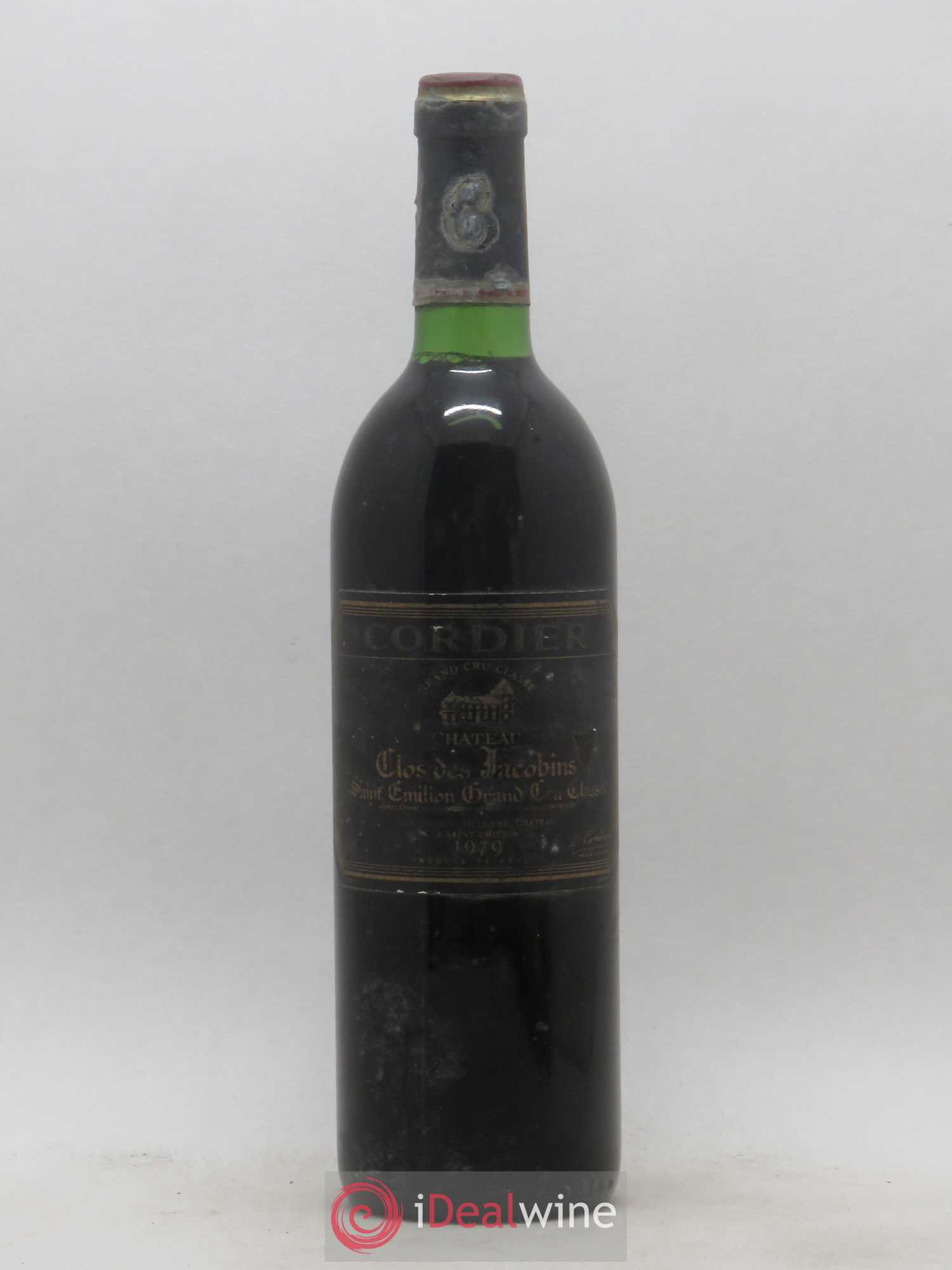 Château Clos des Jacobins Grand Cru Classé 1979 - Lot de 1 bouteille - 0