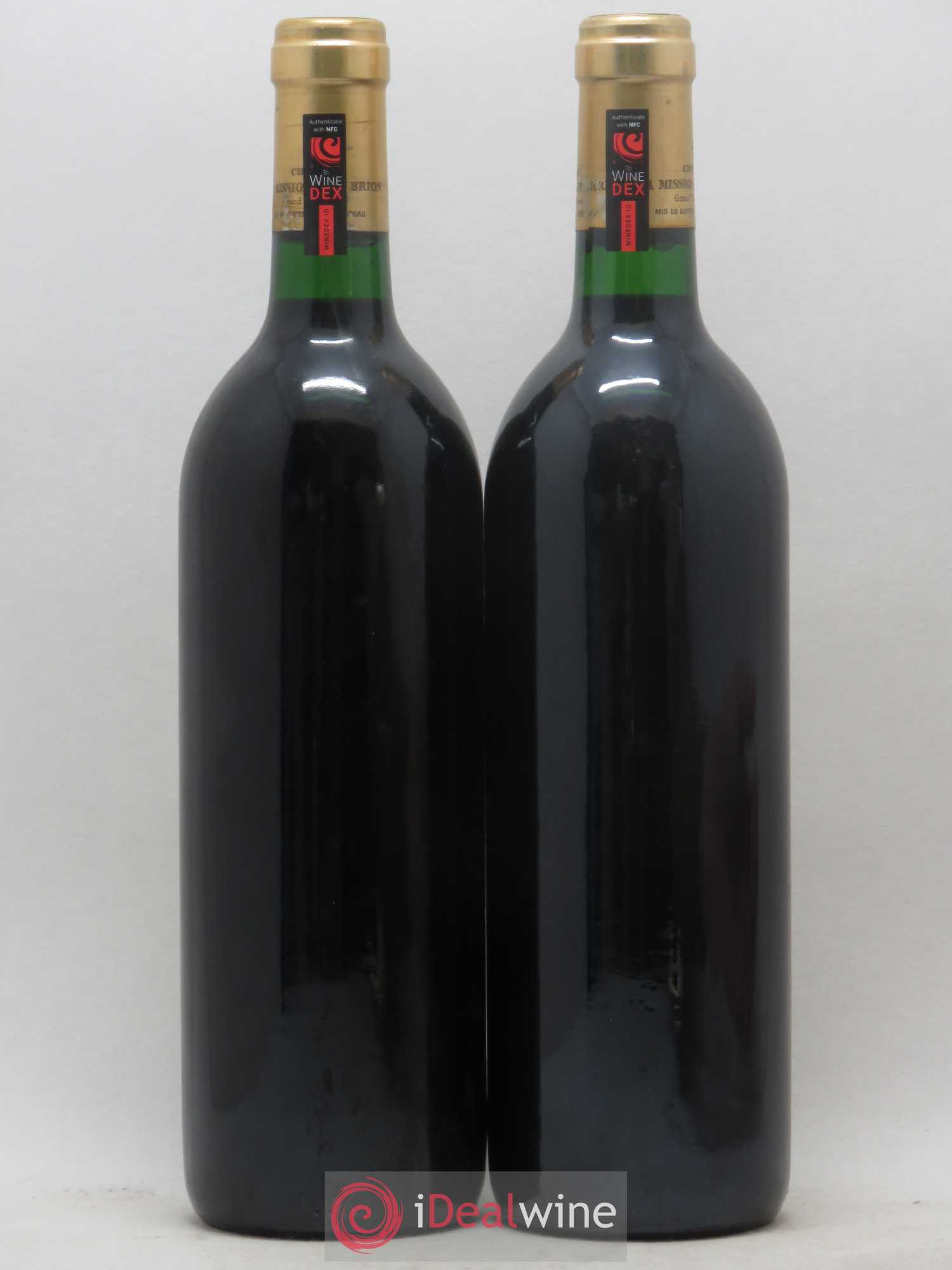 Château la Mission Haut-Brion Cru Classé de Graves 1989 - Lot de 2 bouteilles - 1