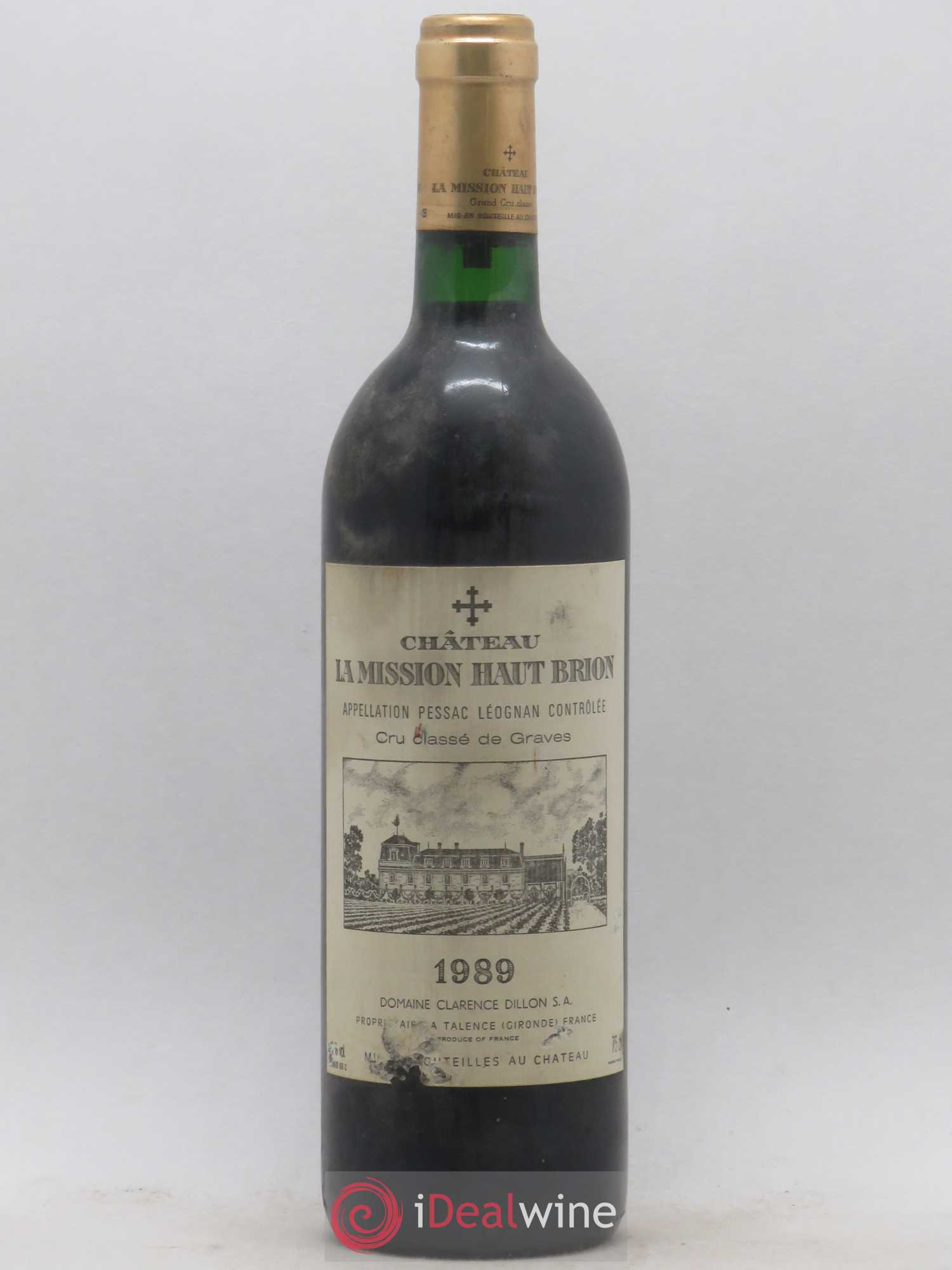 Château la Mission Haut-Brion Cru Classé de Graves 1989 - Lot de 1 bouteille - 0