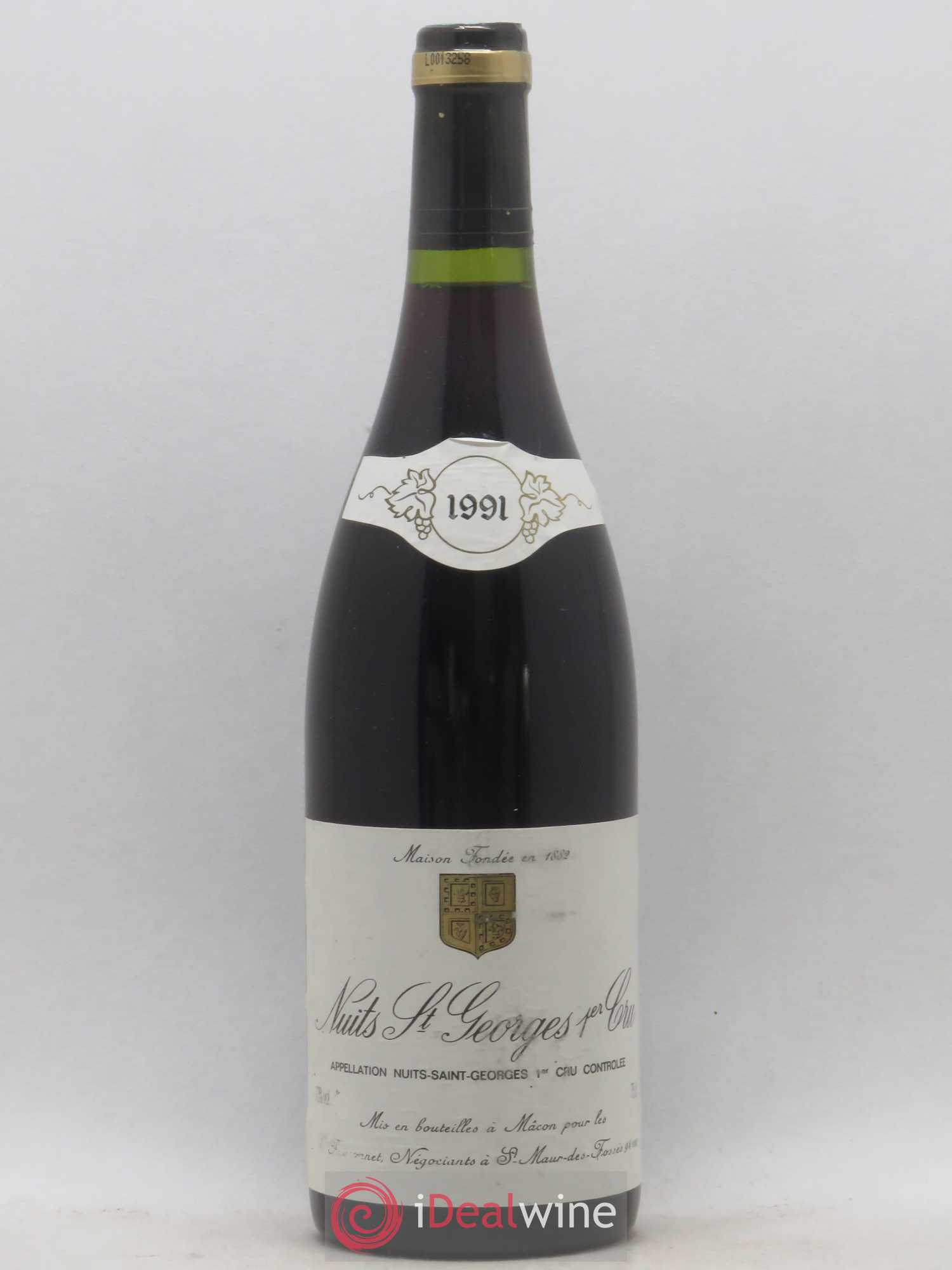 Nuits-Saint-Georges 1er Cru Fauconnet Négociant 1991 - Lot de 1 bouteille - 0