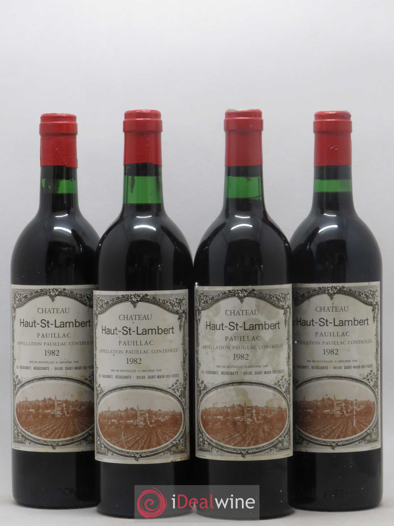 Pauillac Chateau Haut Saint-Lambert 1982 - Posten von 4 Flaschen - 0