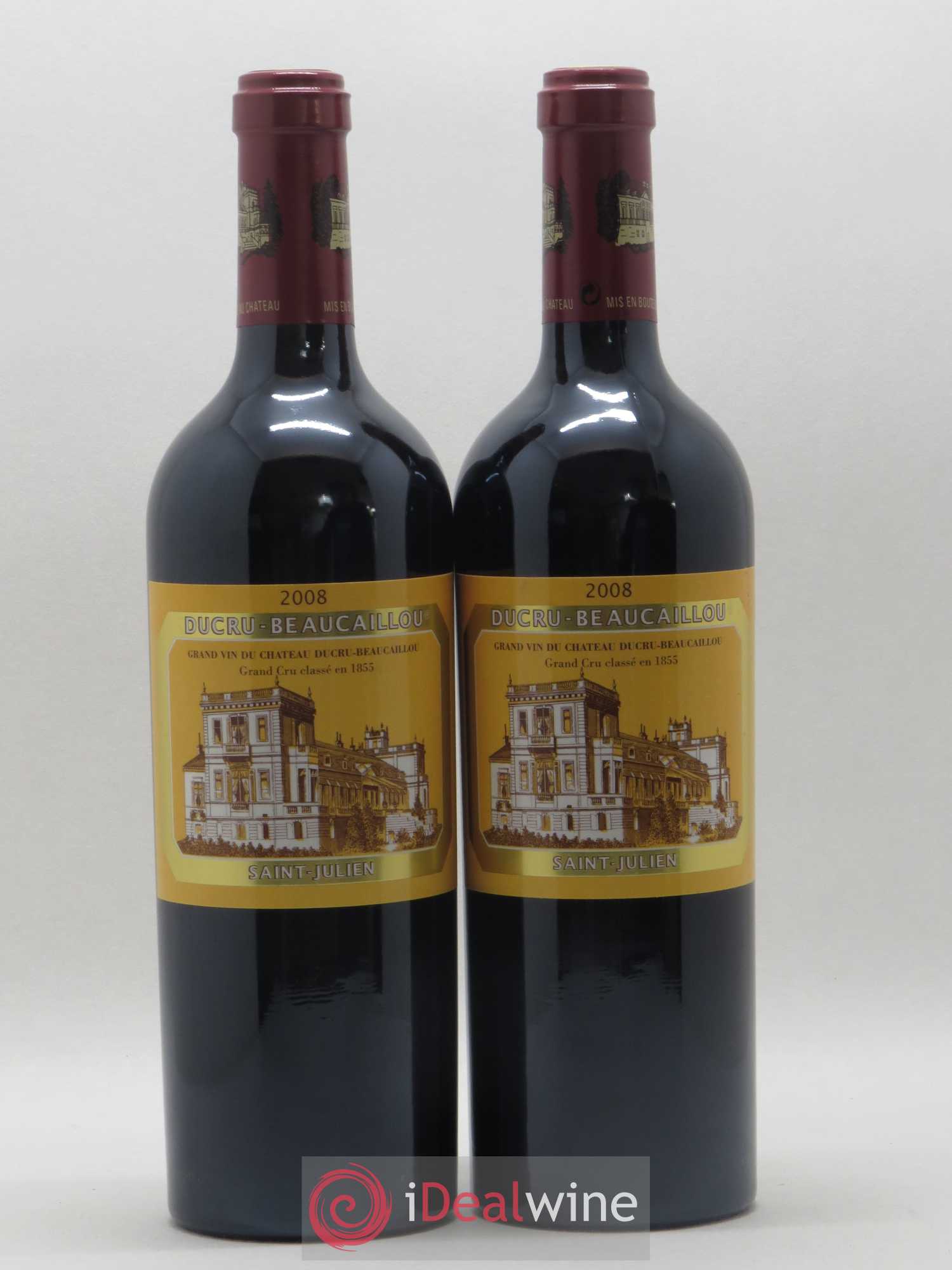 Château Ducru Beaucaillou 2ème Grand Cru Classé 2008 - Lot de 2 bouteilles - 0