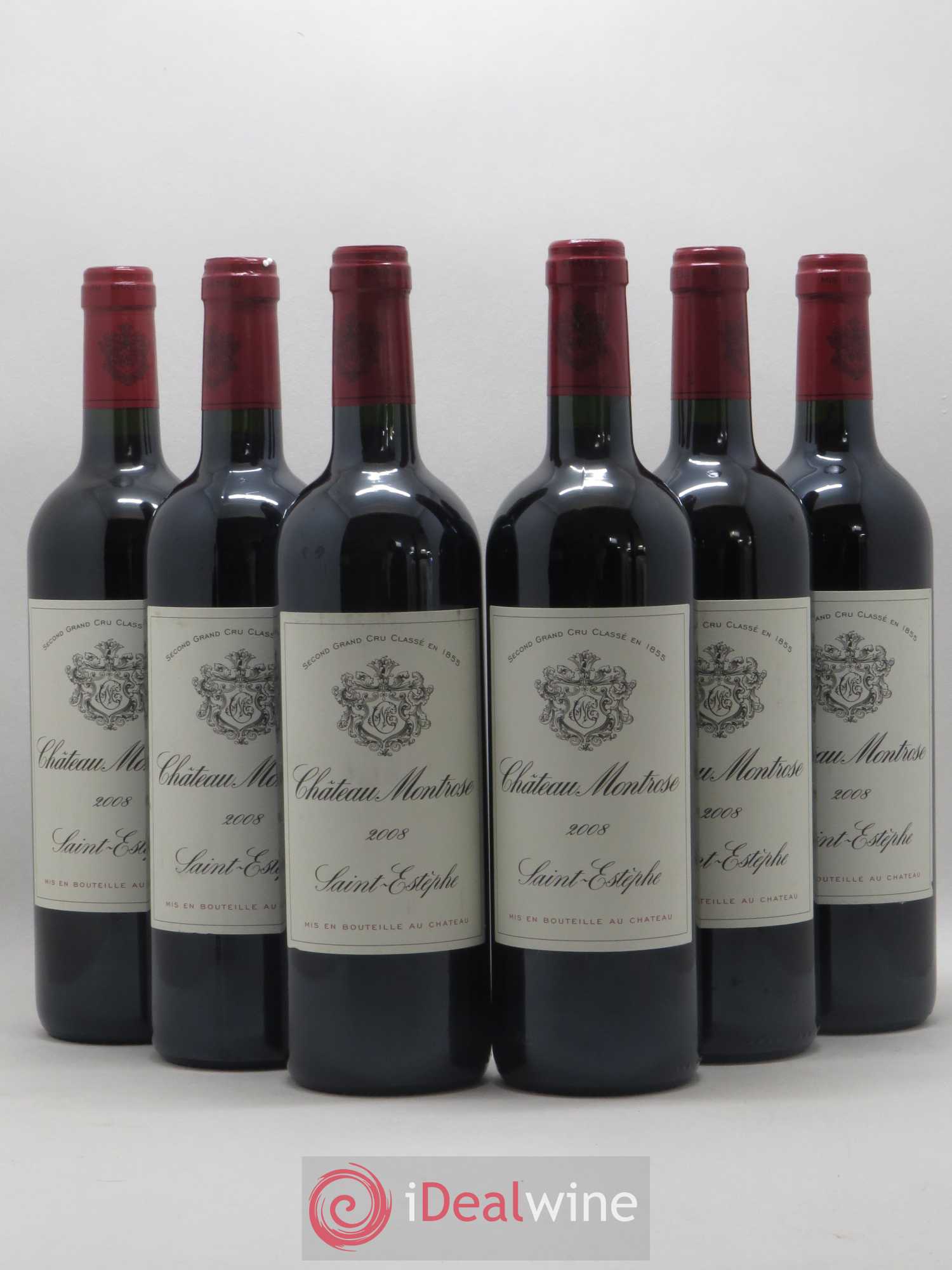 Château Montrose 2ème Grand Cru Classé 2008 - Lot de 6 bouteilles - 0