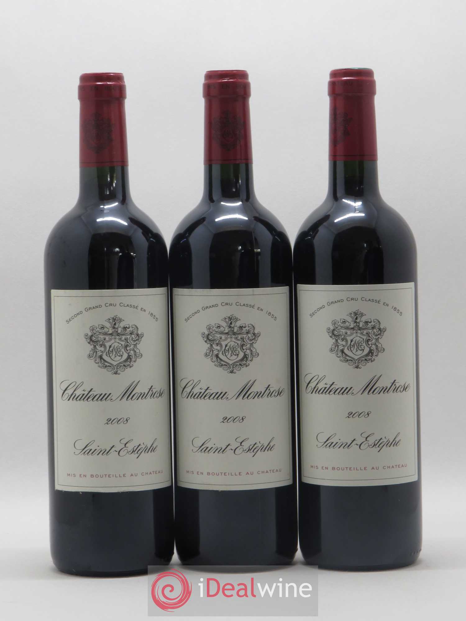Château Montrose 2ème Grand Cru Classé 2008 - Lot de 3 bouteilles - 0