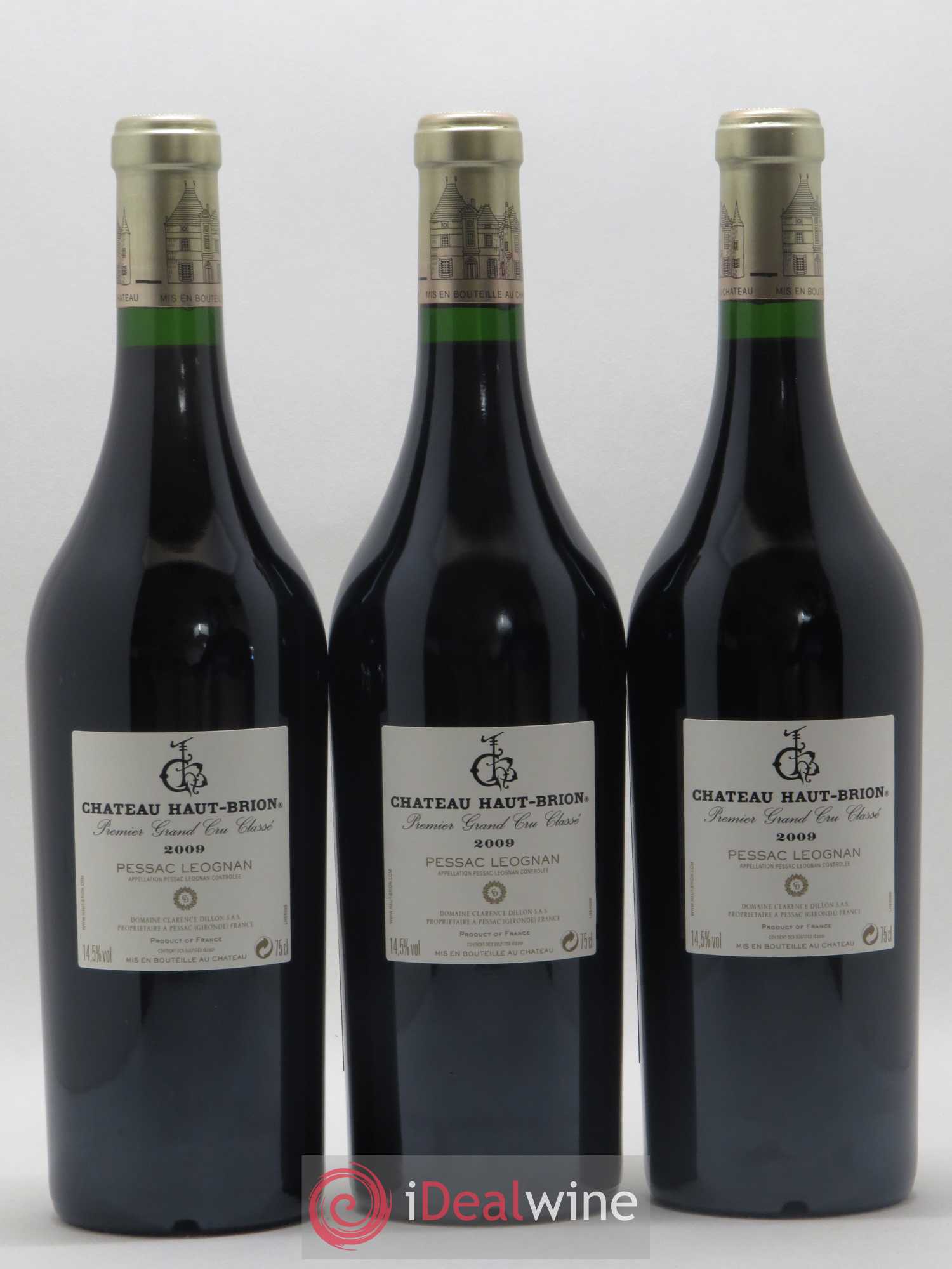 Château Haut Brion 1er Grand Cru Classé 2009 - Lot de 6 bouteilles - 2