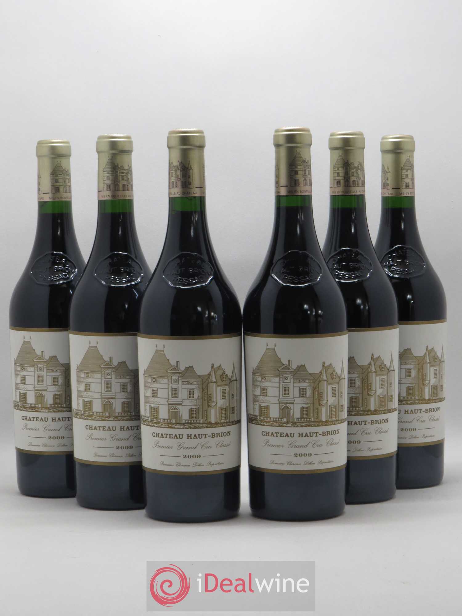 Château Haut Brion 1er Grand Cru Classé 2009 - Lot de 6 bouteilles - 0