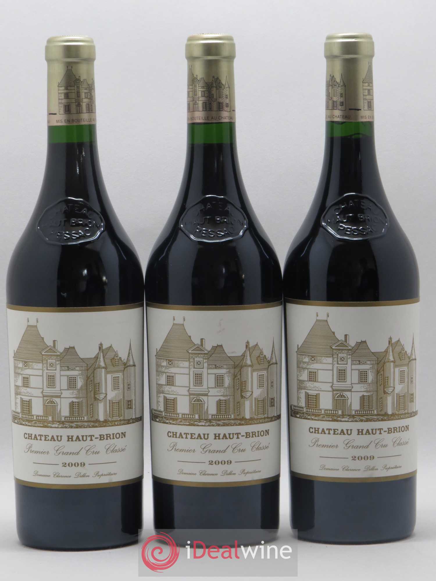 Château Haut Brion 1er Grand Cru Classé 2009 - Lot de 3 bouteilles - 0