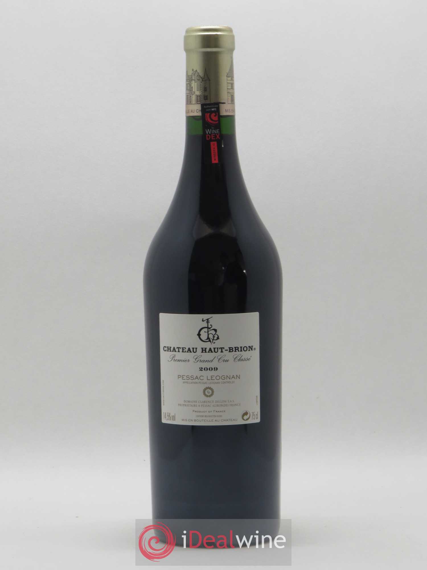 Château Haut Brion 1er Grand Cru Classé 2009 - Lot de 1 bouteille - 1