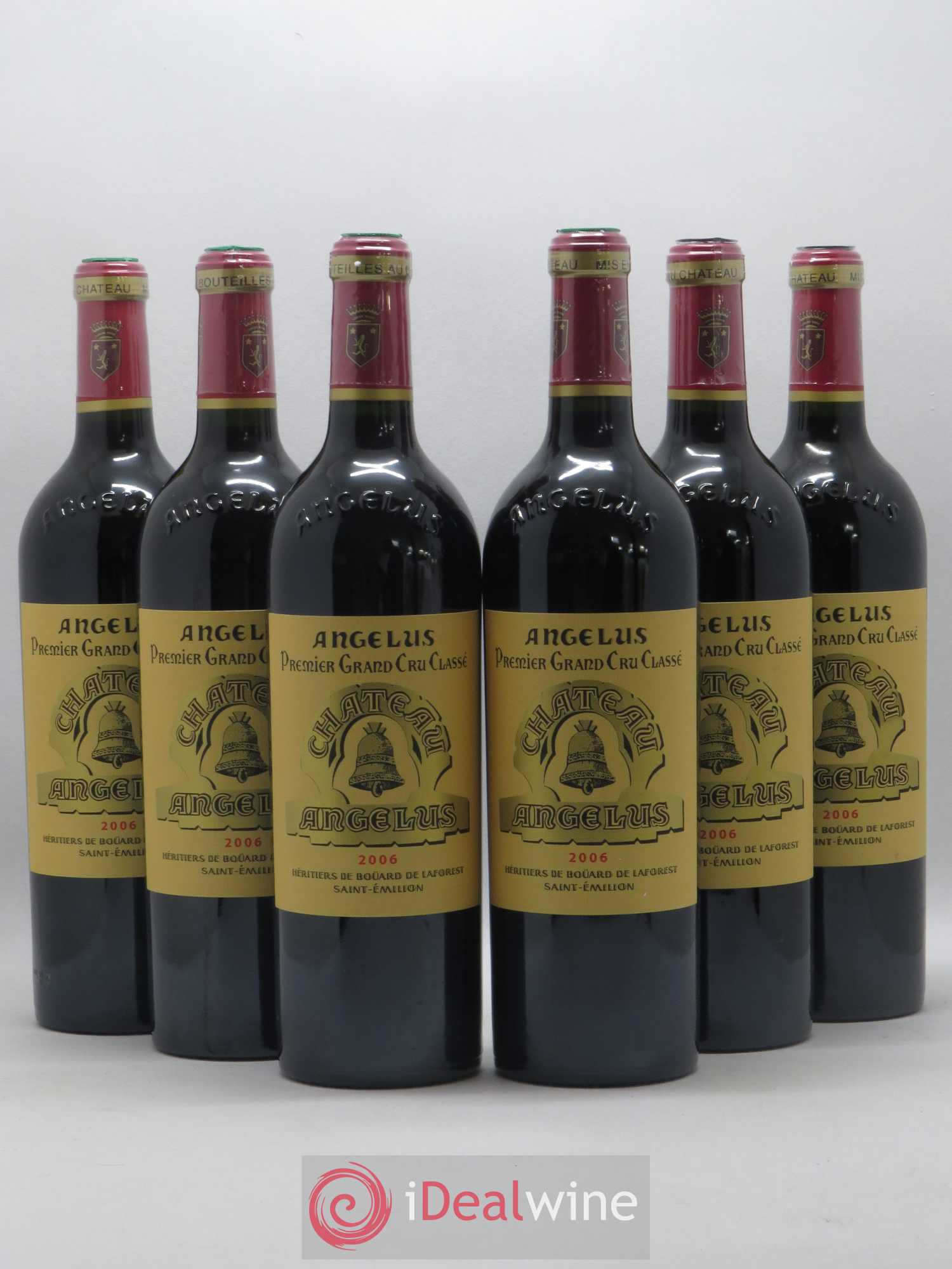 Château Angélus 1er Grand Cru Classé A 2006 - Lot de 6 bouteilles - 0