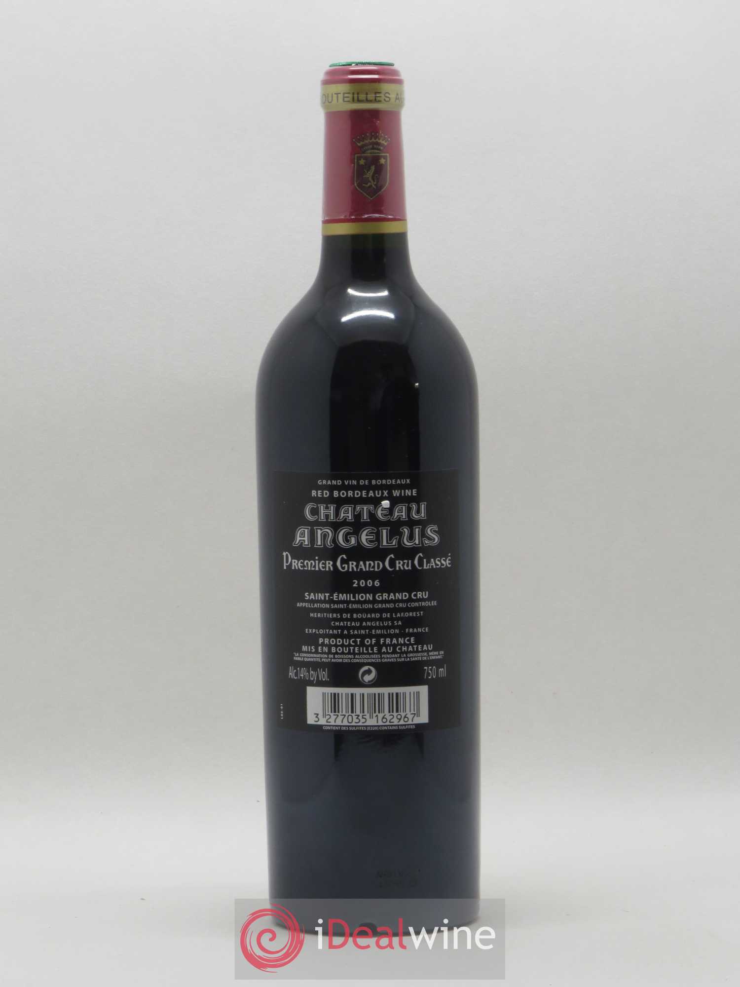Château Angélus 1er Grand Cru Classé A 2006 - Lot de 1 bouteille - 1