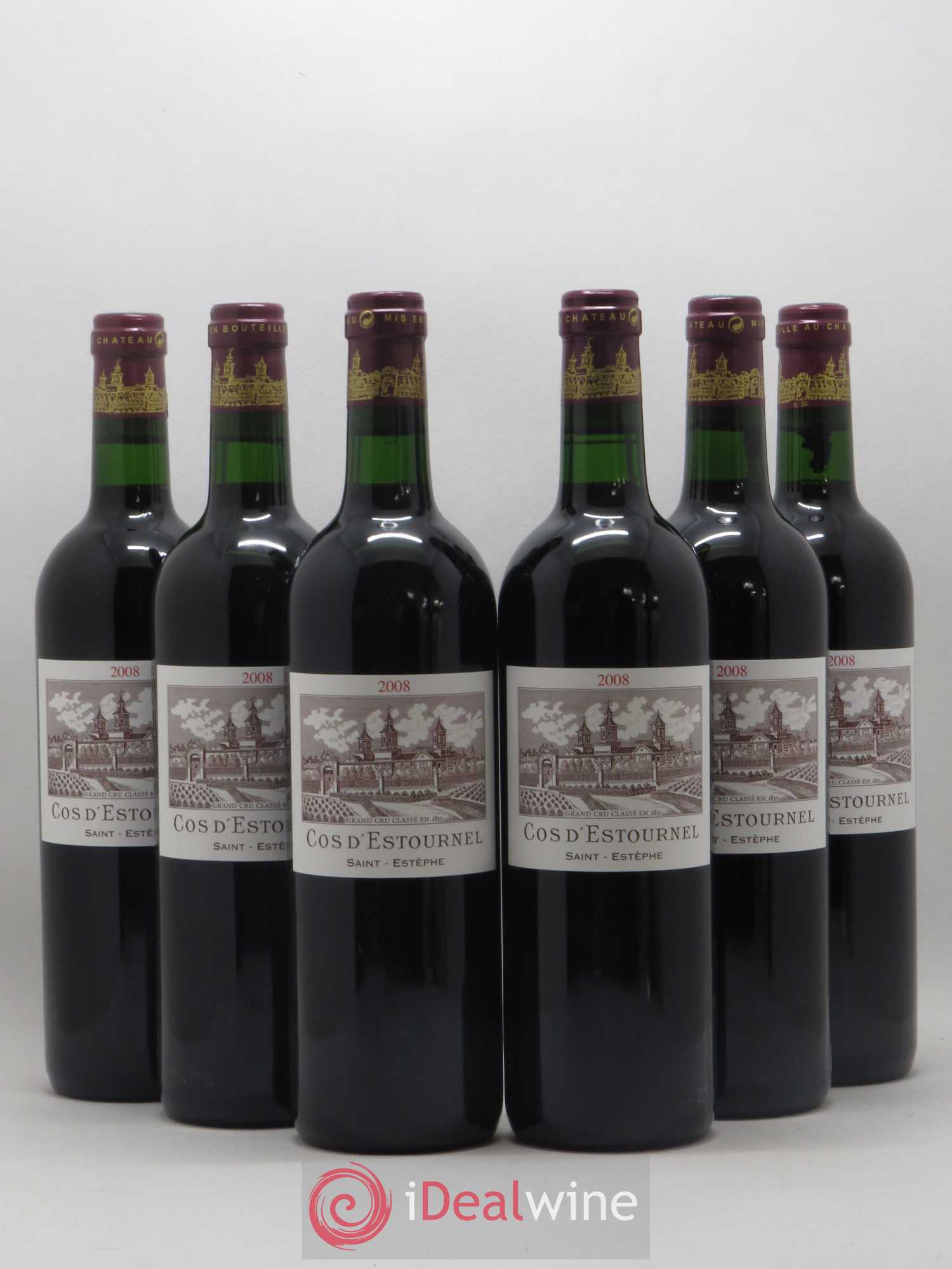 Cos d'Estournel 2ème Grand Cru Classé 2008 - Lot de 6 bouteilles - 0
