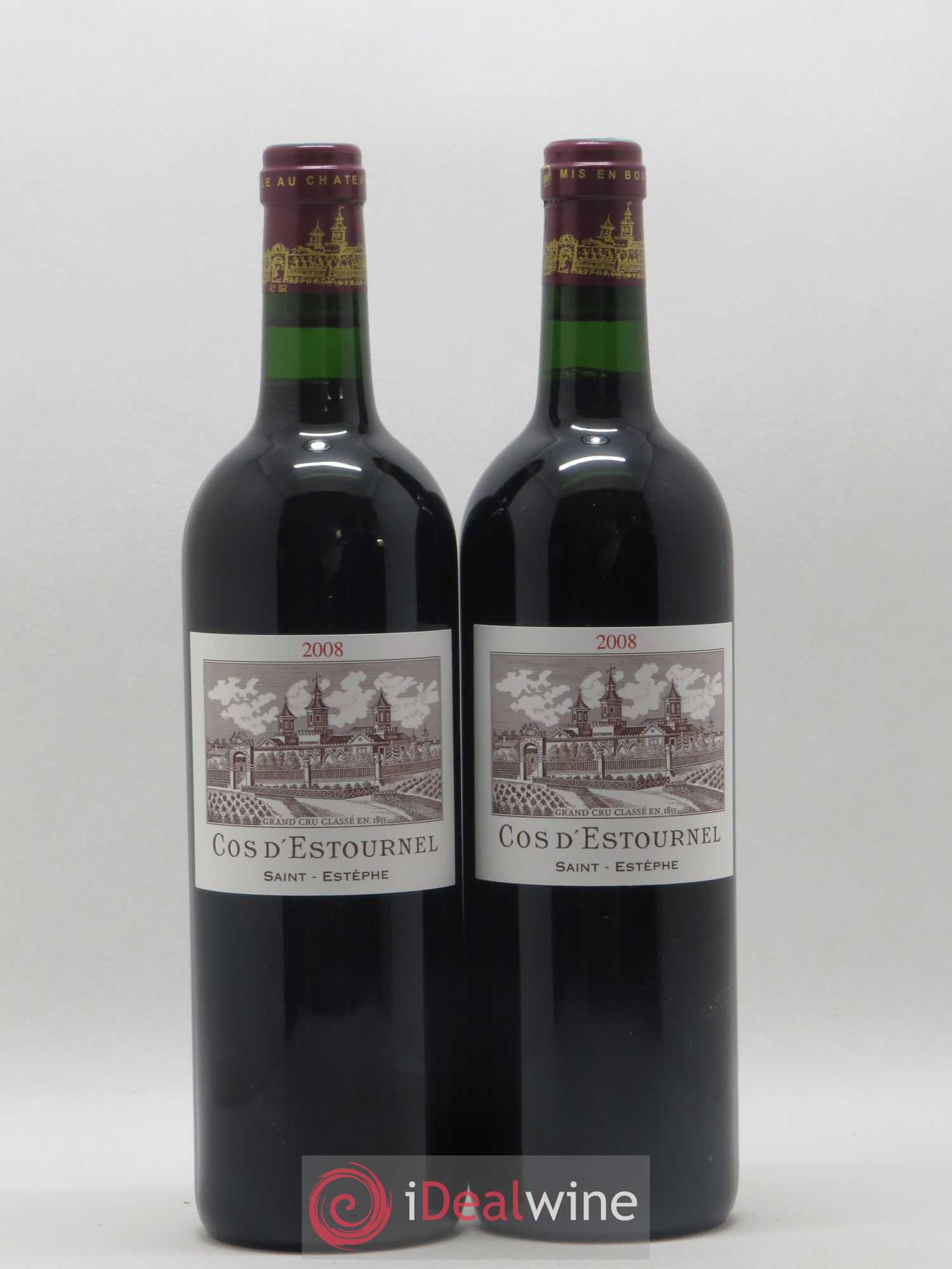 Cos d'Estournel 2ème Grand Cru Classé 2008 - Lot de 2 bouteilles - 0