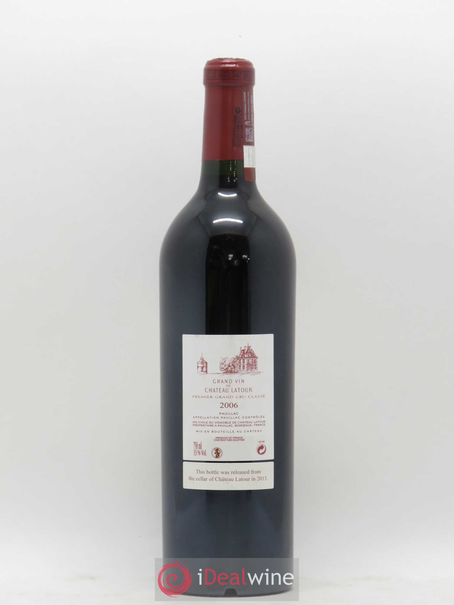 Château Latour 1er Grand Cru Classé 2006 - Lot de 1 bouteille - 1
