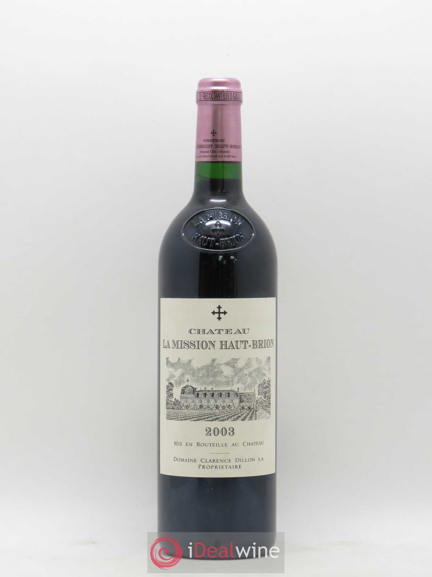 Château la Mission Haut-Brion Cru Classé de Graves 2003 - Lot de 1 bouteille - 0
