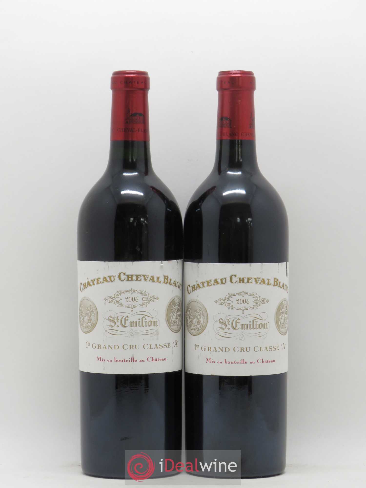 Château Cheval Blanc 1er Grand Cru Classé A 2006 - Lot de 2 bouteilles - 0