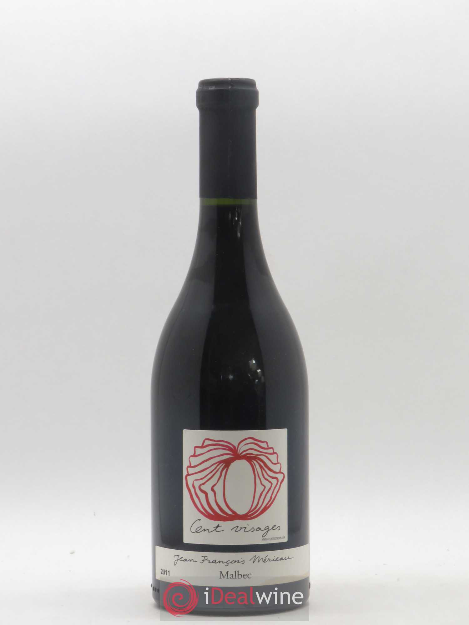 Touraine Jean-Francois Merieau Touraine Cent Visage Cot (sans prix de réserve) (sans prix de réserve) 2011 - Posten von 1 Flasche - 0