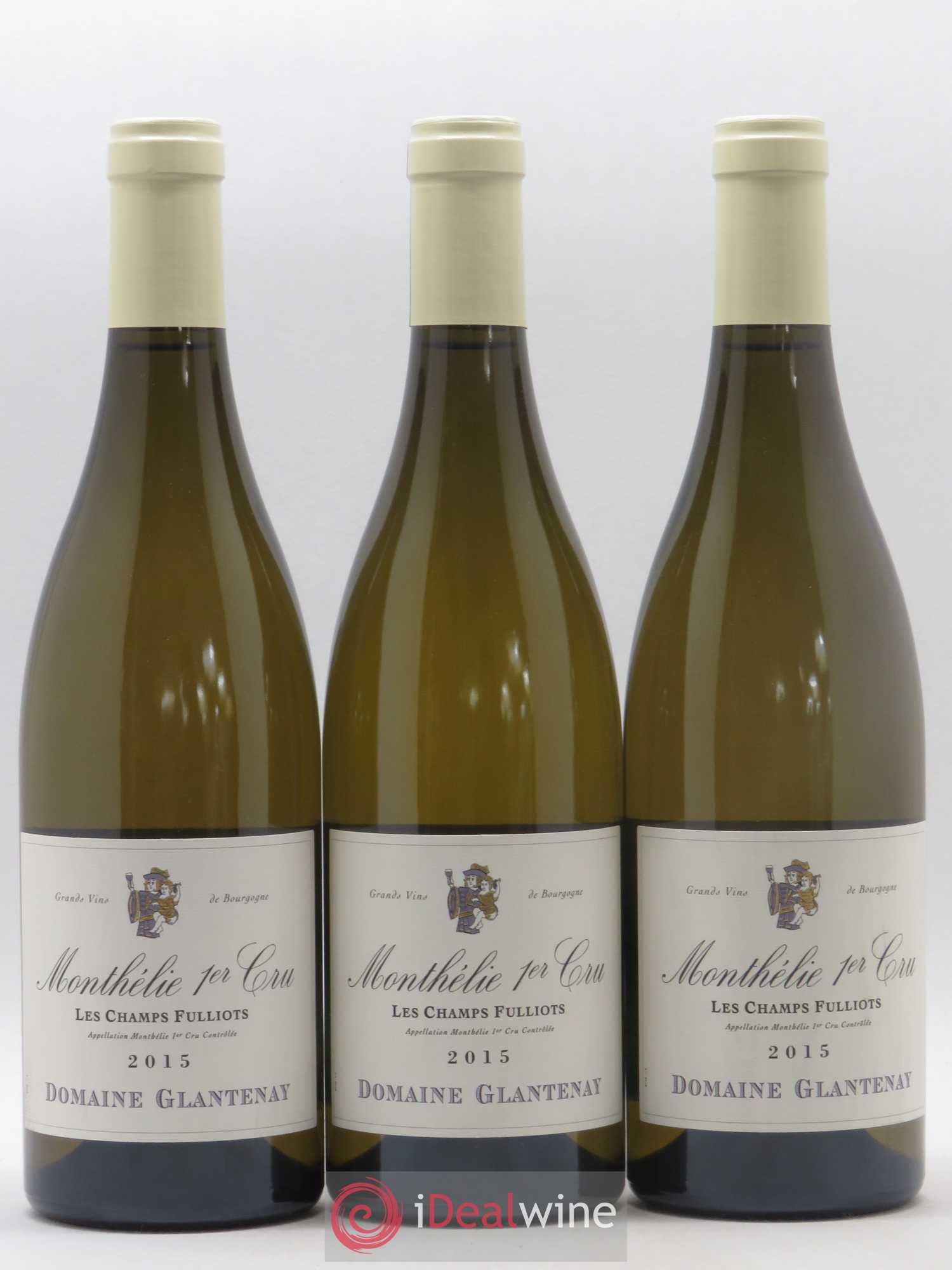 Monthélie 1er Cru Les Champs Fulliots Domaine Glantenay 2015 - Posten von 3 Flaschen - 0