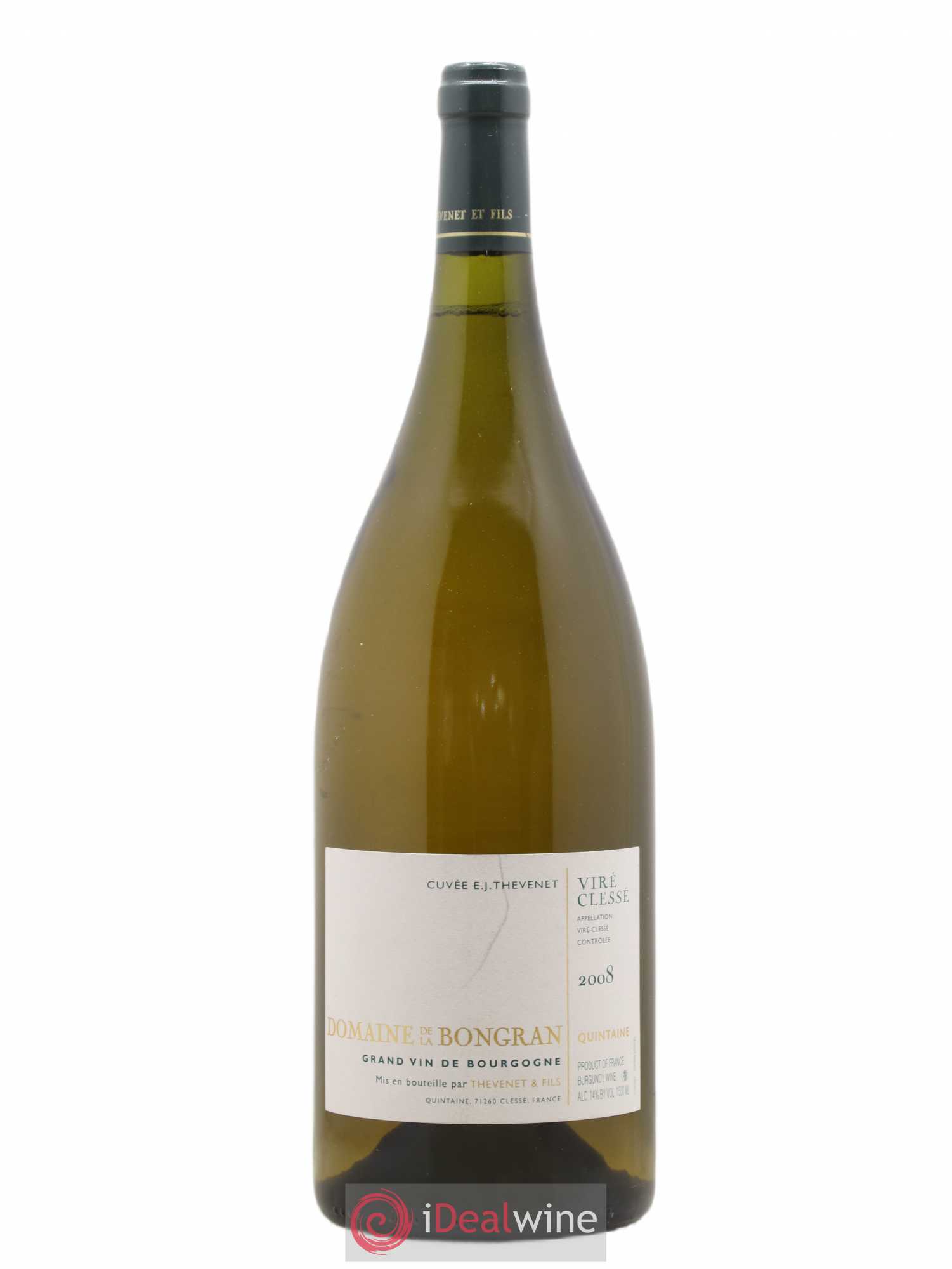 Viré-Clessé Cuvée E.J. Thevenet Domaine de la Bongran (J.Thevenet) 2008 - Lot de 1 magnum - 0