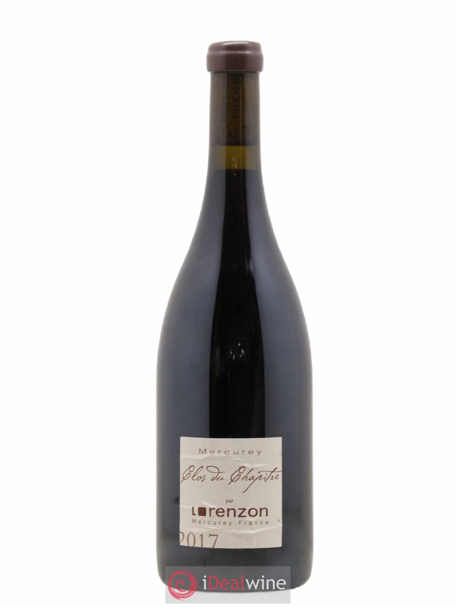 Mercurey Clos du Chapitre Lorenzon 2017 - Posten von 1 Flasche - 0