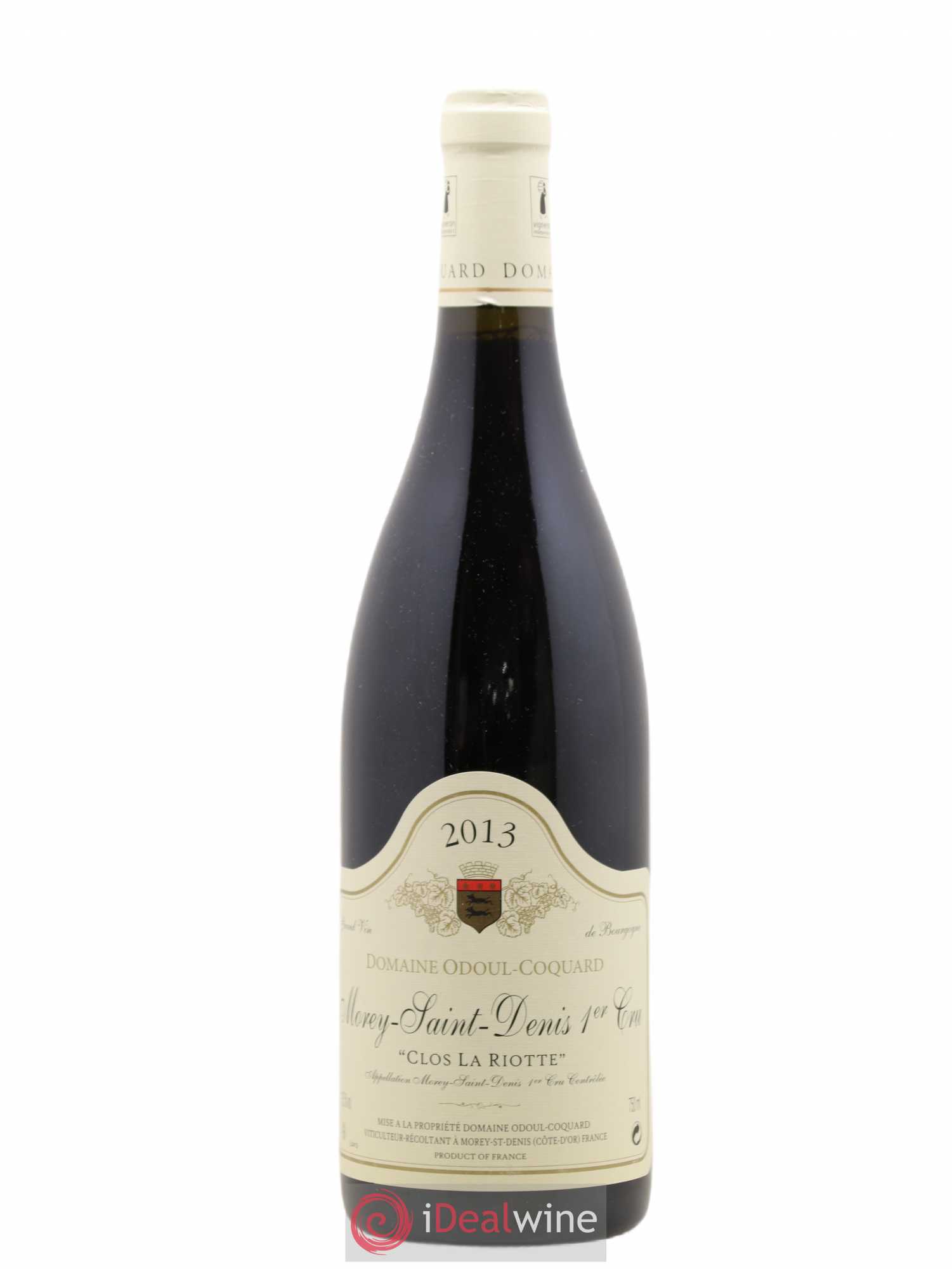 Morey-Saint-Denis 1er Cru Clos La Riotte Oudoul Cocquard 2013 - Lot de 1 bouteille - 0