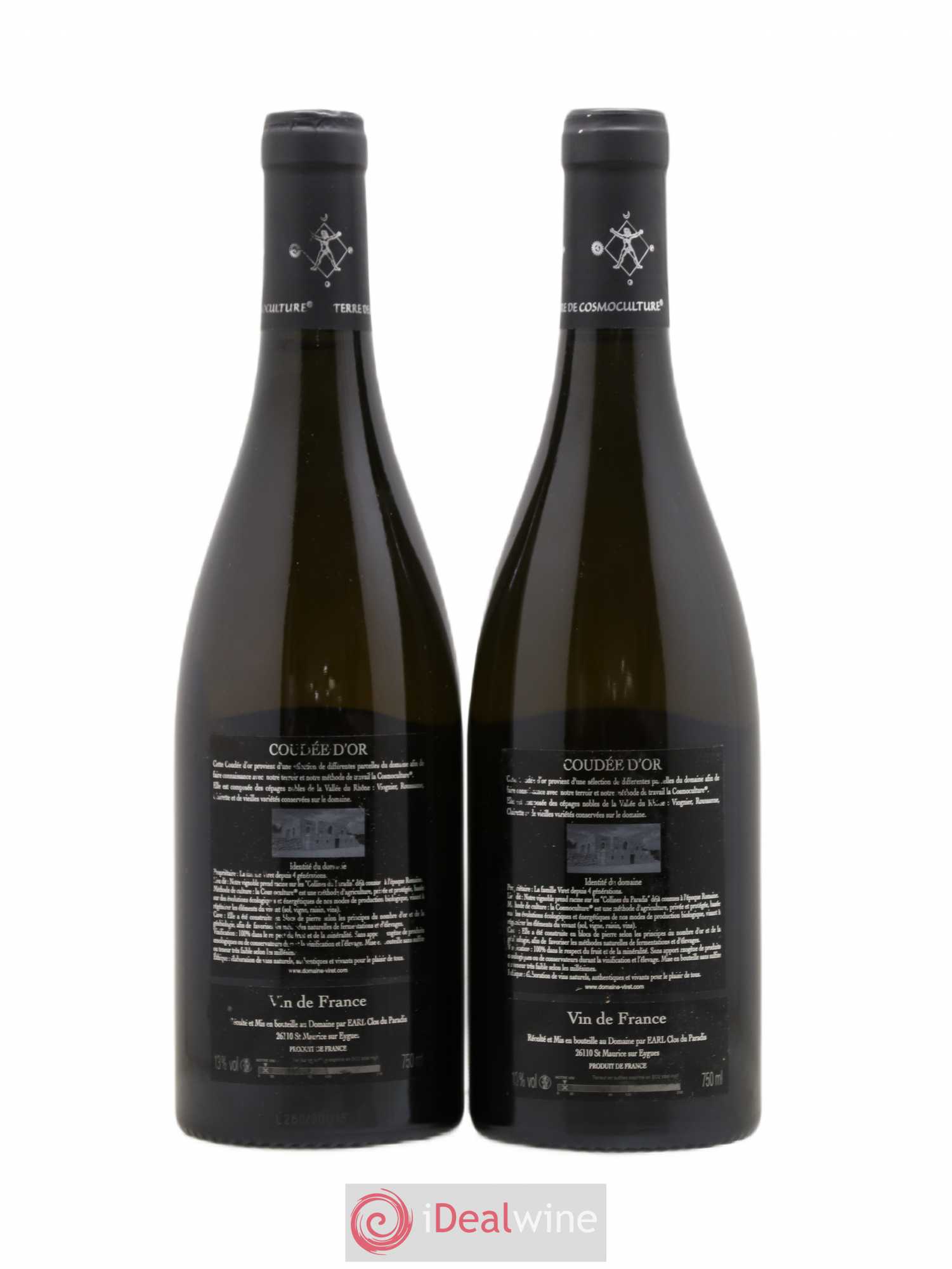 Vin de France La Coudée d'Or Domaine Viret 2014 - Lot de 2 bouteilles - 1