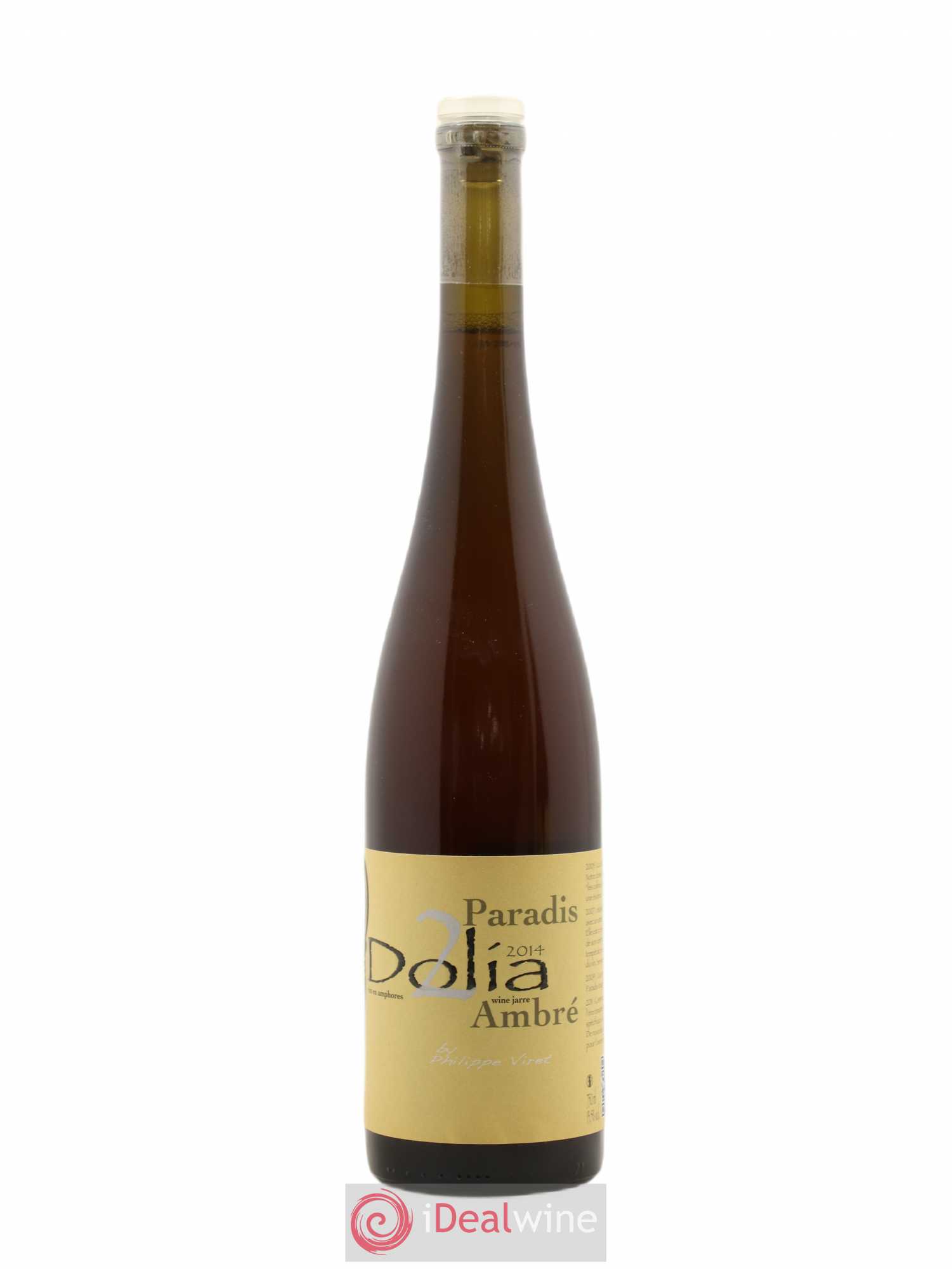 Vin de France Vin orange Dolia Paradis Ambré Amphore Domaine Viret 2014 - Posten von 1 Flasche - 0