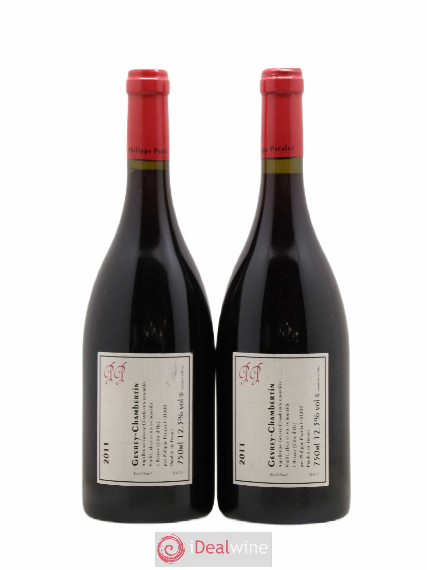 Gevrey-Chambertin Philippe Pacalet 2011 - Lot de 2 bouteilles - 1