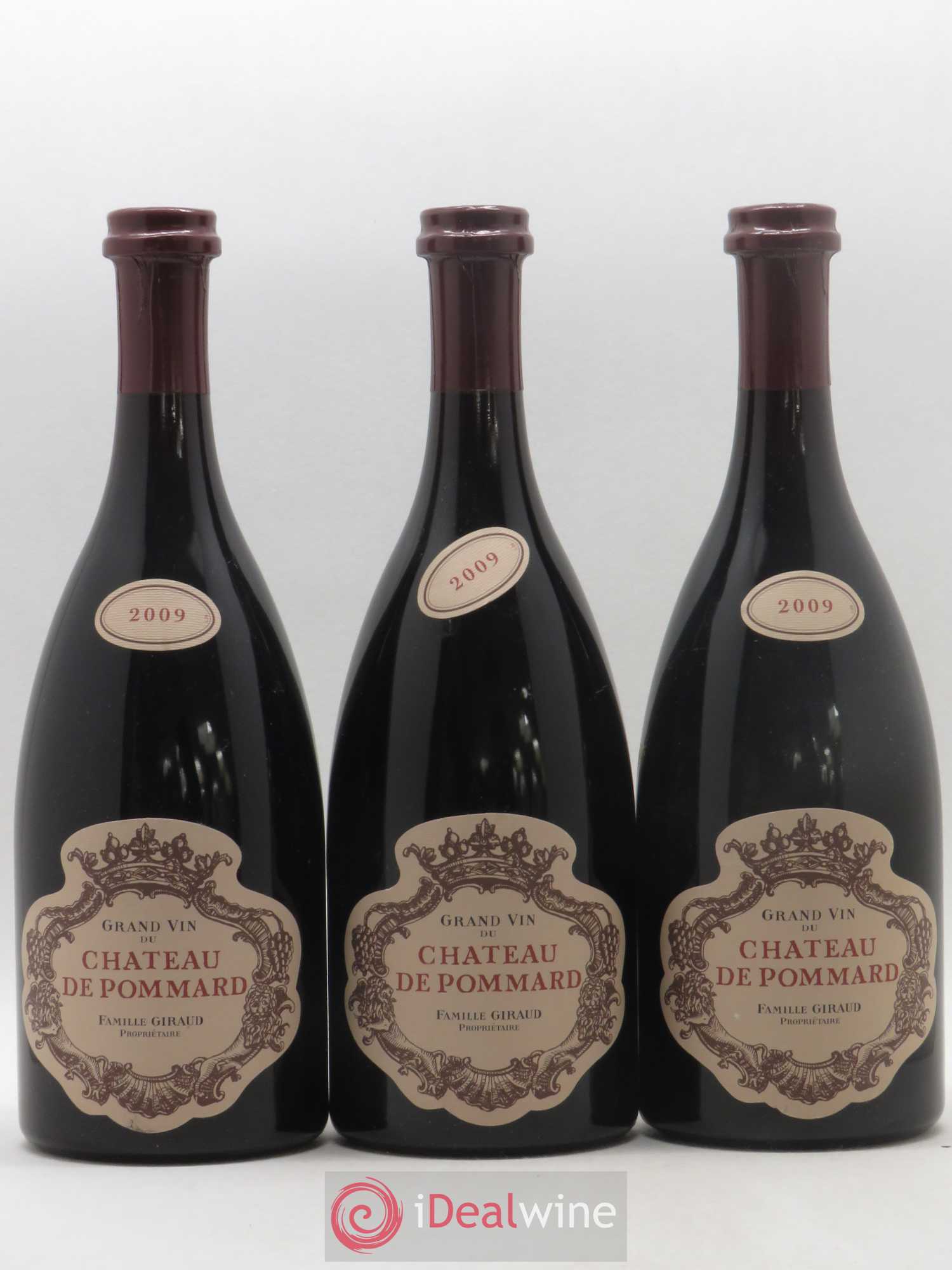 Pommard Château de Pommard 2009 - Lot de 3 bouteilles - 0