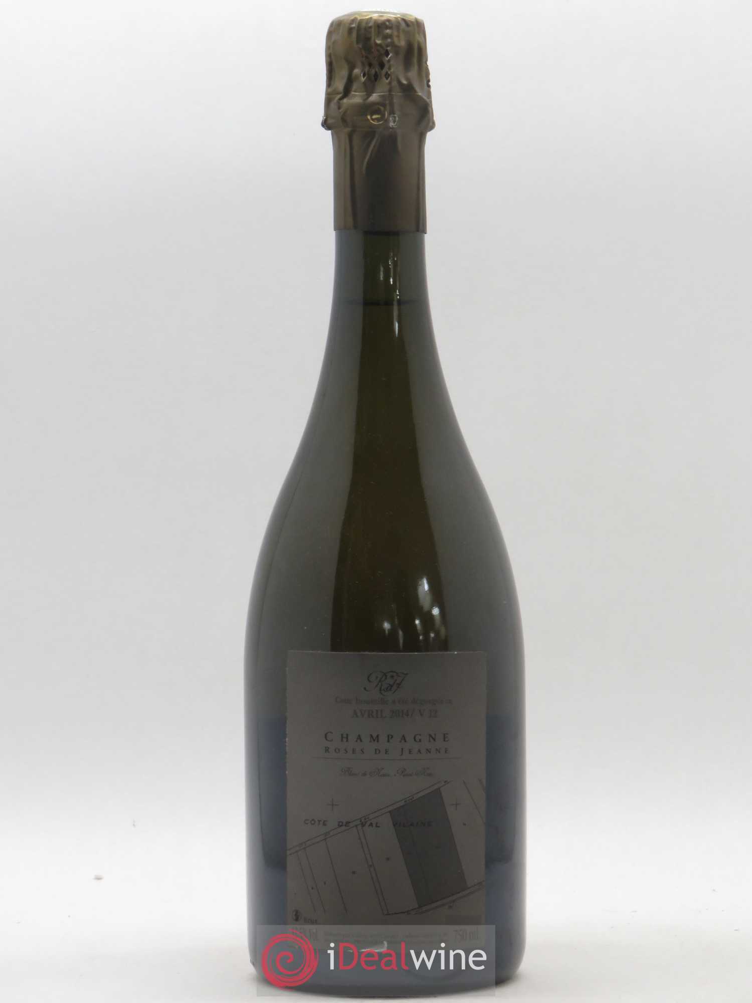 Roses de Jeanne Côte de Val Vilaine Blanc de Noirs Cédric Bouchard 2012 - Lot de 1 bouteille - 0